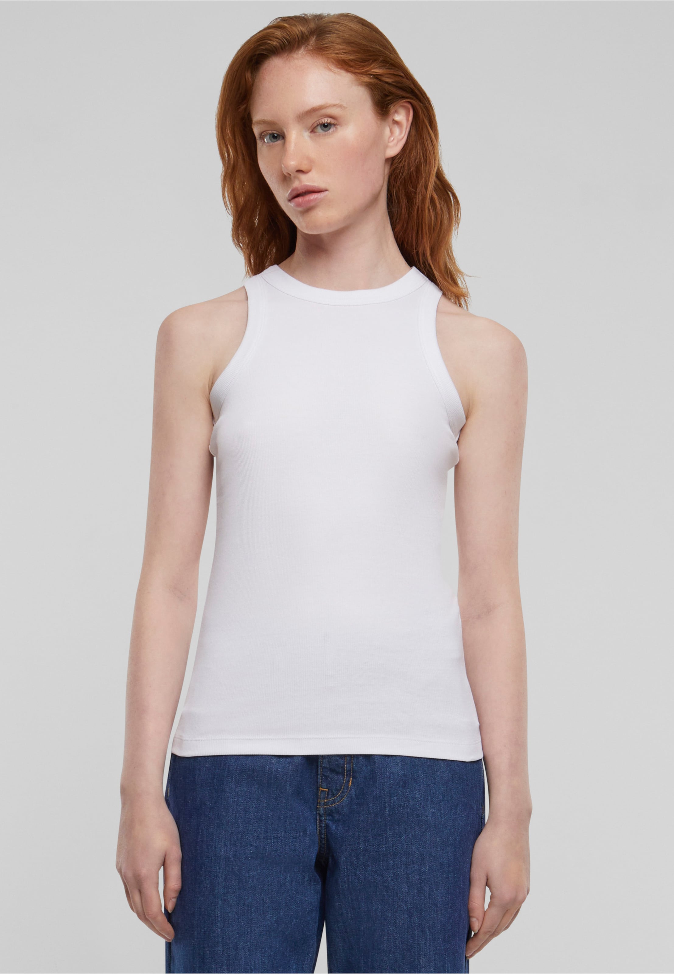 Urban Classics Ladies Racer Back Rib Top