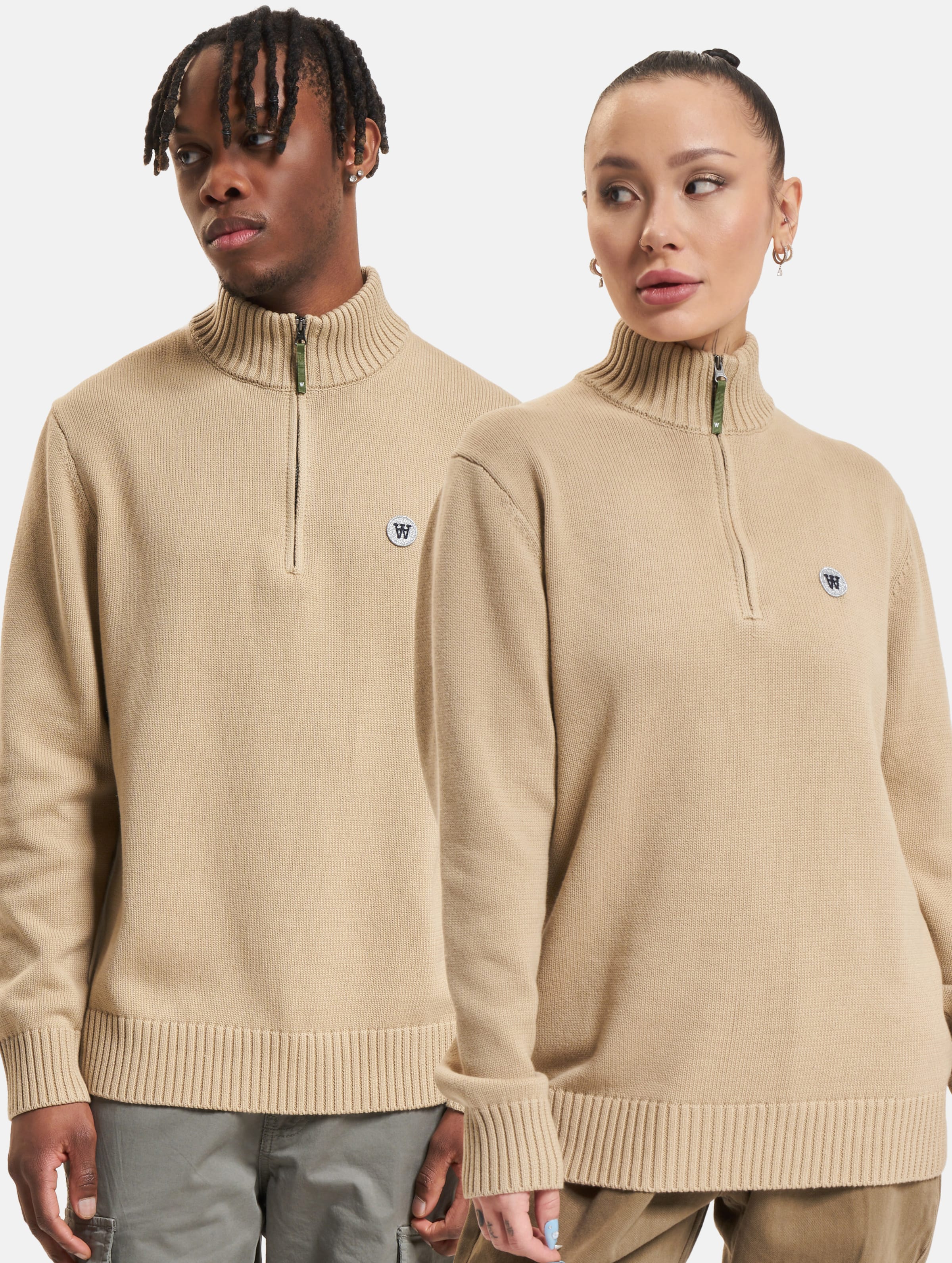 Wood Blu Halfzip Jumper
