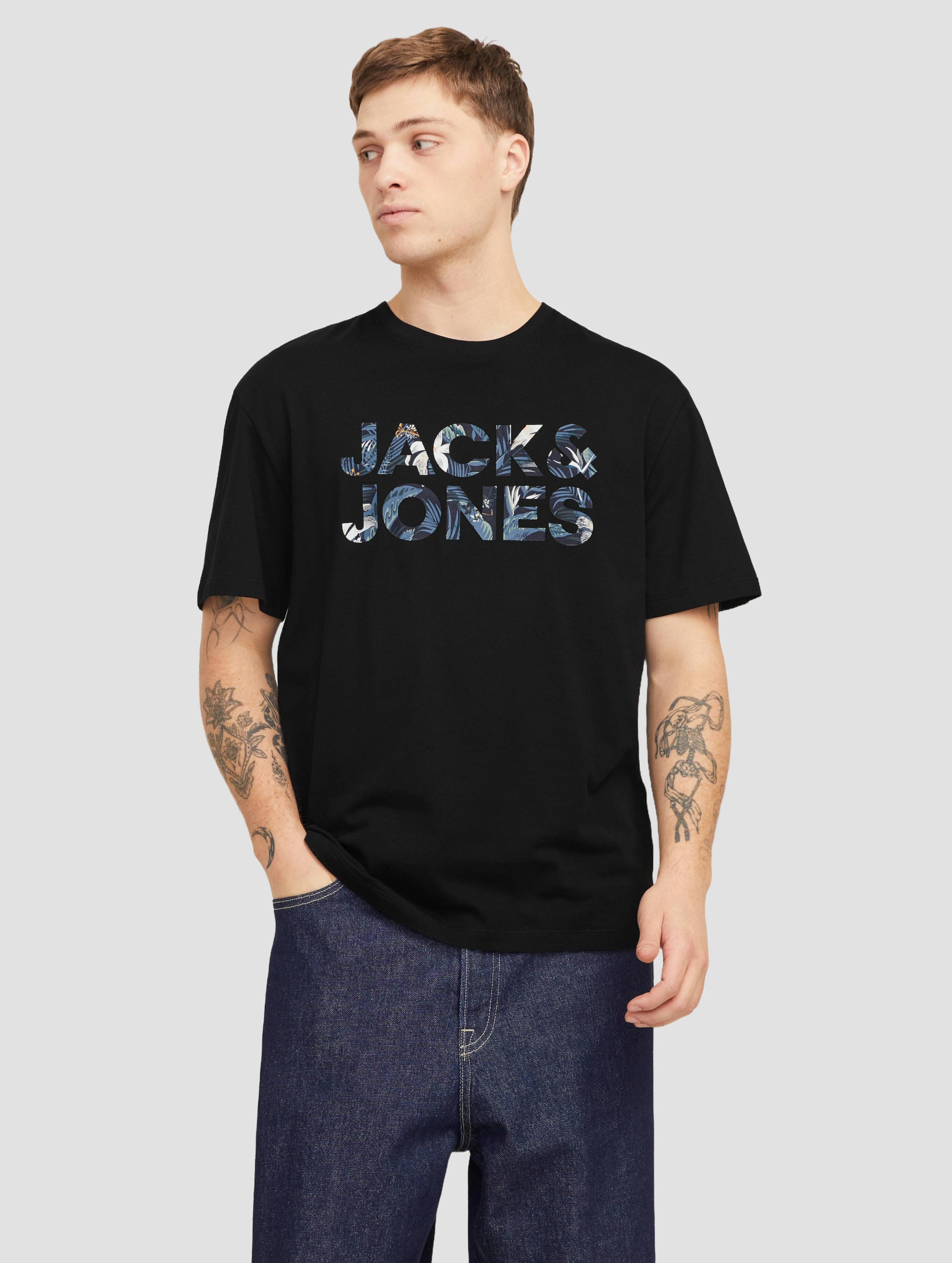 Jack & Jones Bryan Corp Logo O-Neck T-Shirt