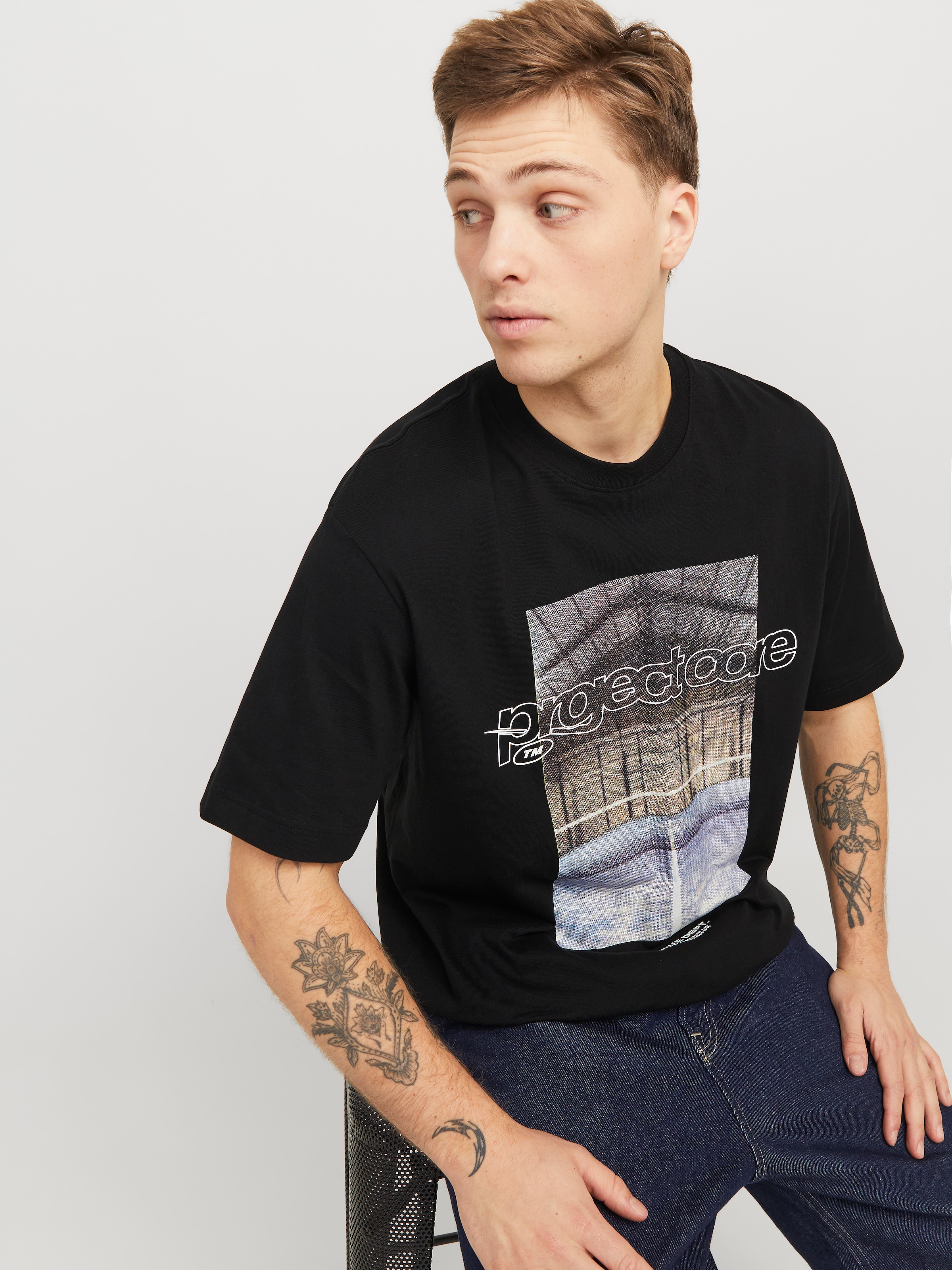 Jack & Jones Union Photo Print T-Shirt