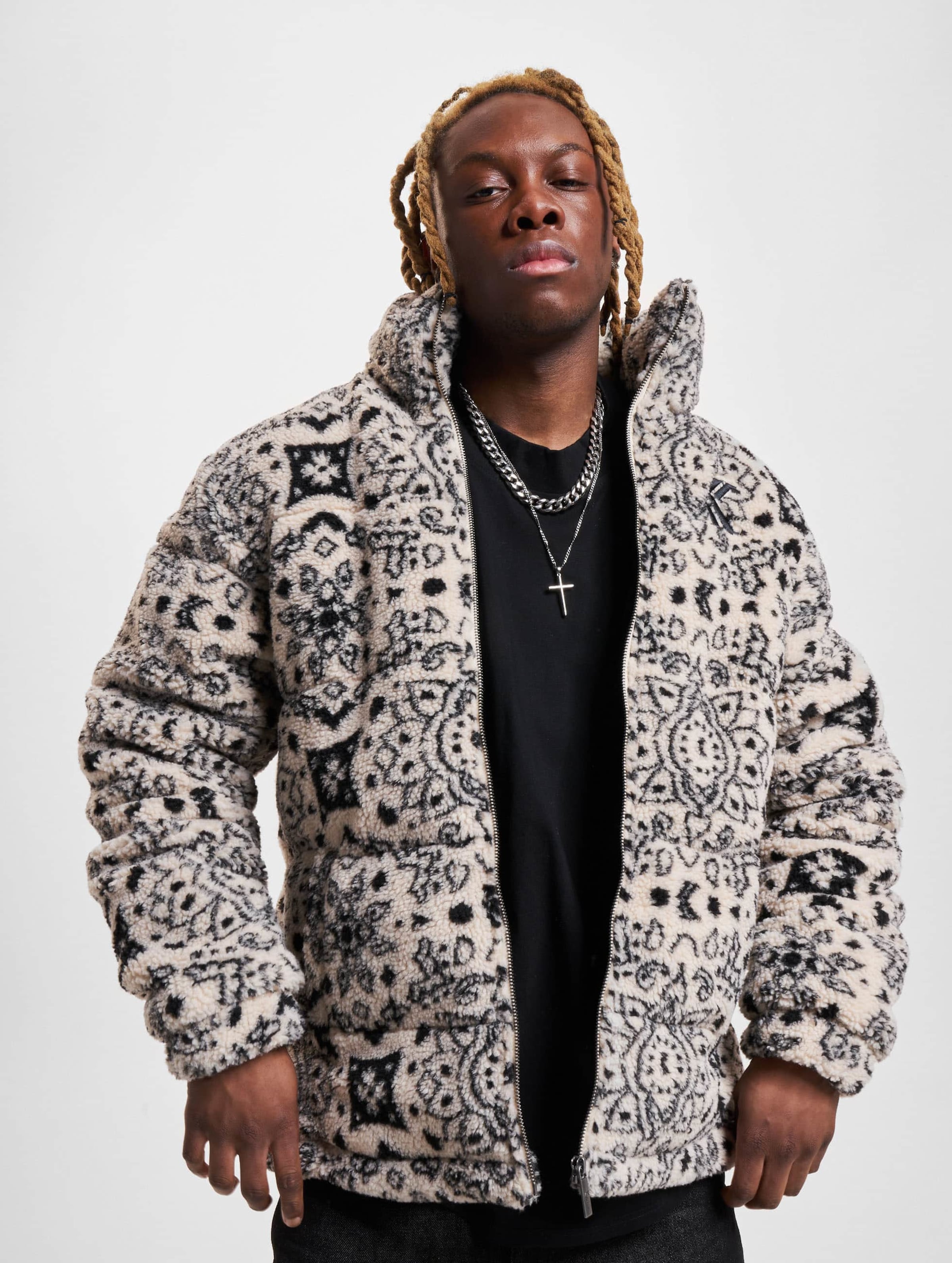 Karl Kani KK Og Paisley Teddy Puffer Jacket