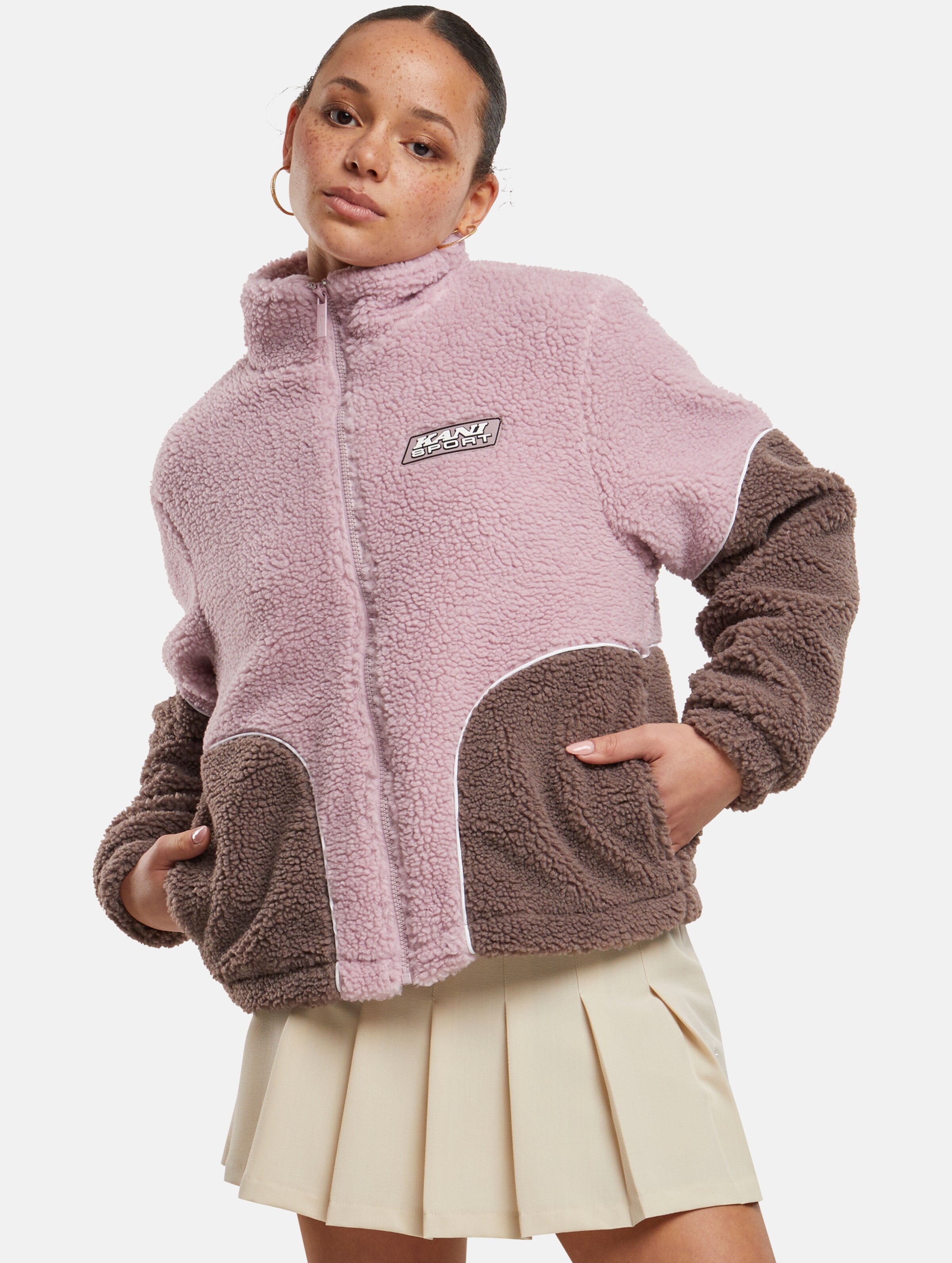 Karl Kani Sport Patch Teddy Block Übergangsjacke