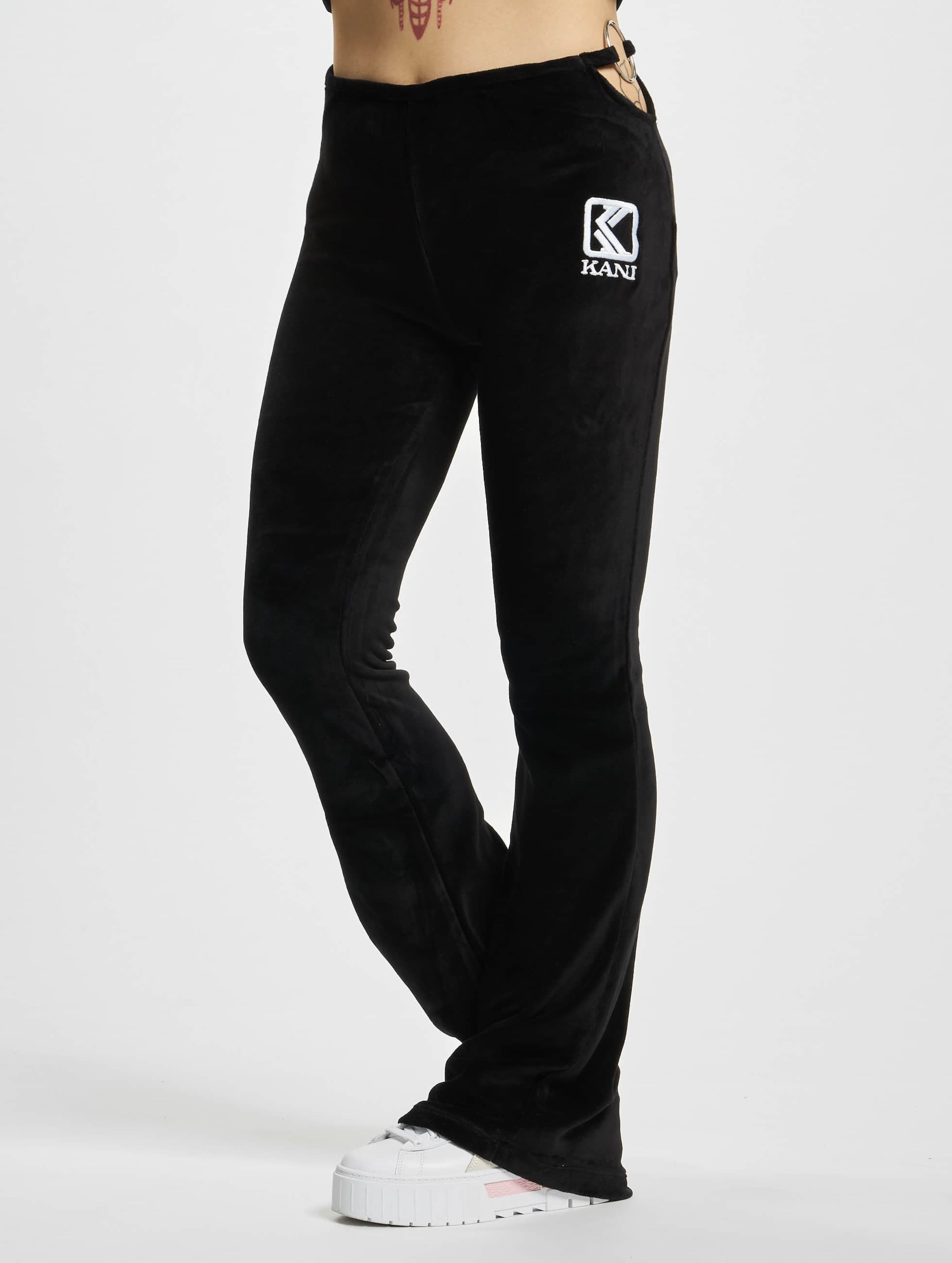 Karl Kani KW223-016-1 KK OG Velvet Flared Leggings