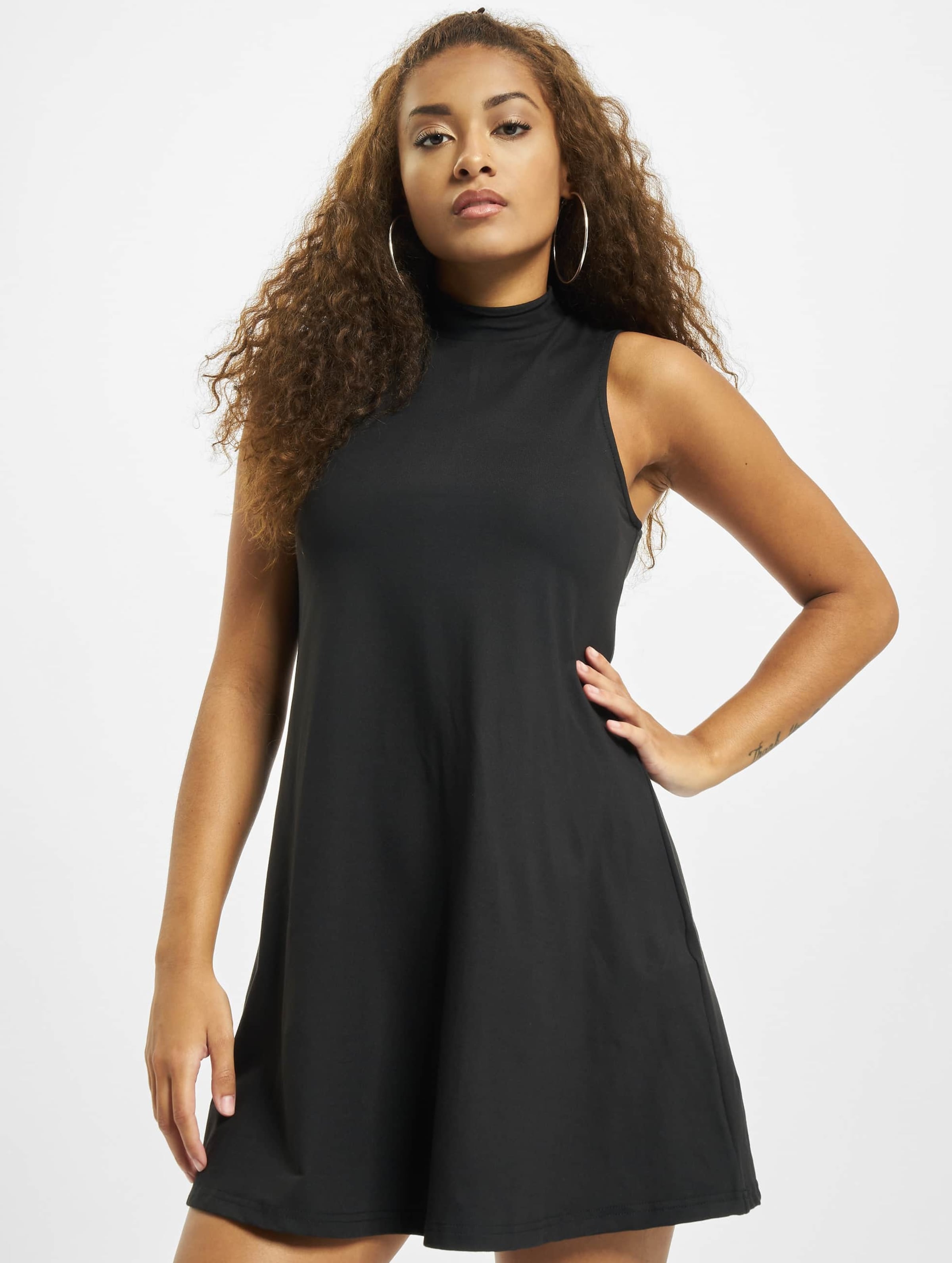 Urban Classics Ladies A-Line Turtleneck Dress