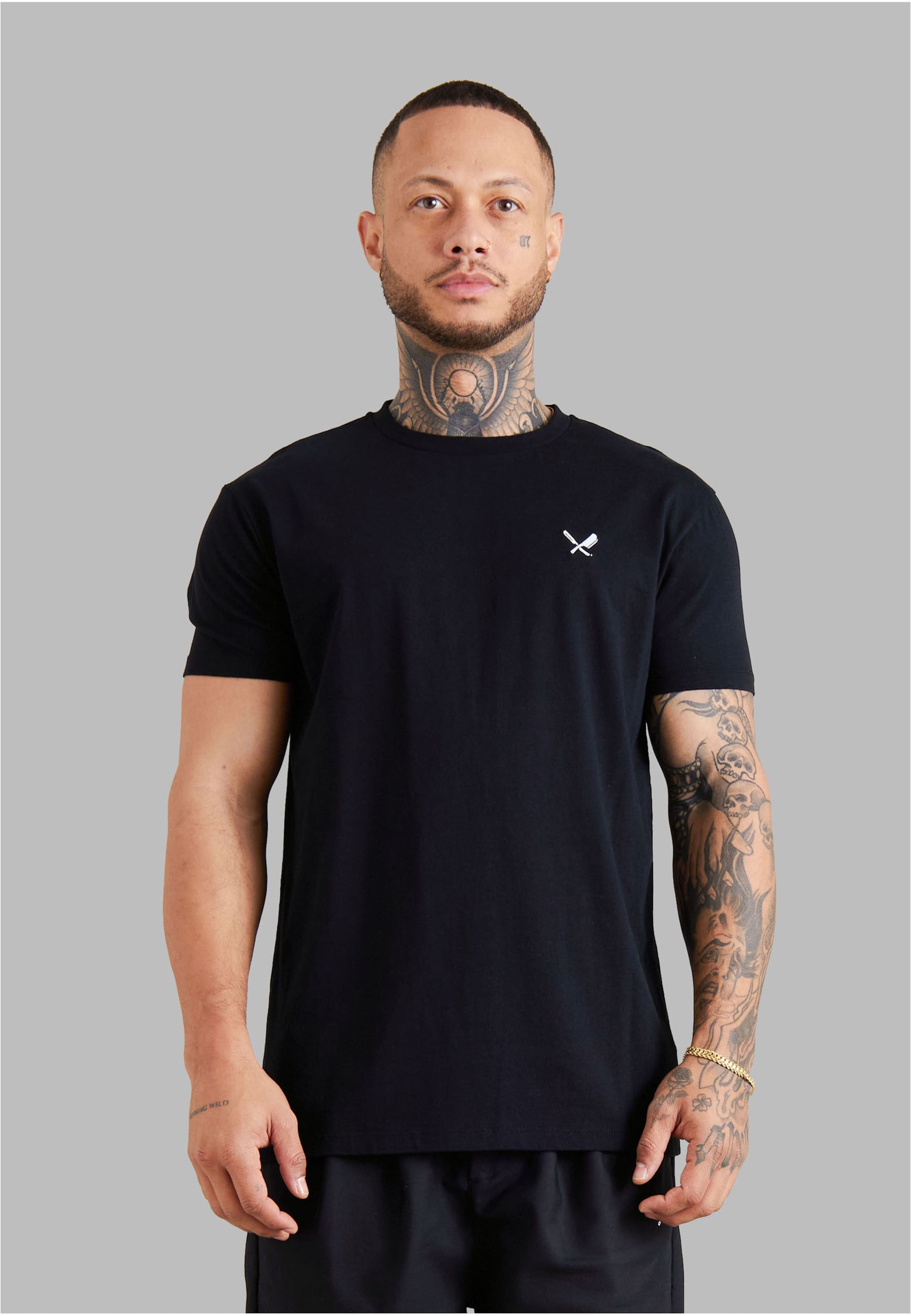 Distorted People Chalk Crew Neck T-Shirt