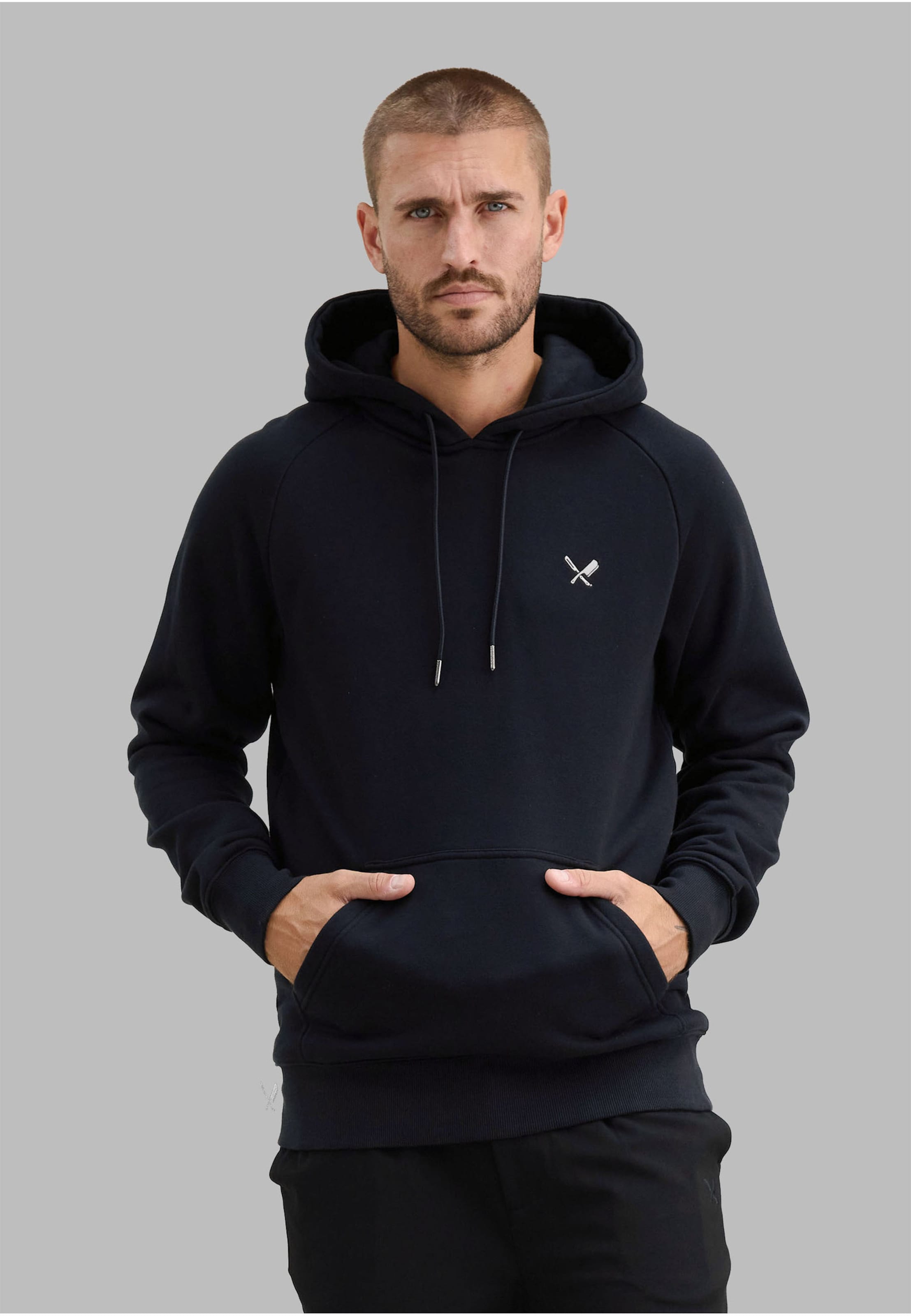 Distorted People Inked Blades Raglan Hoodie
