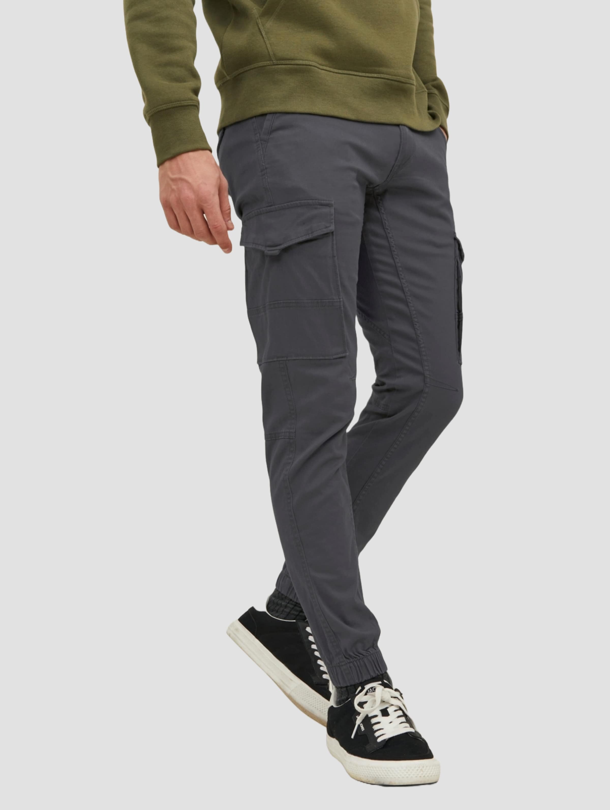 Jack & Jones Jjipaul Jjflake Akm 542 Asphalt Noos Cargohose