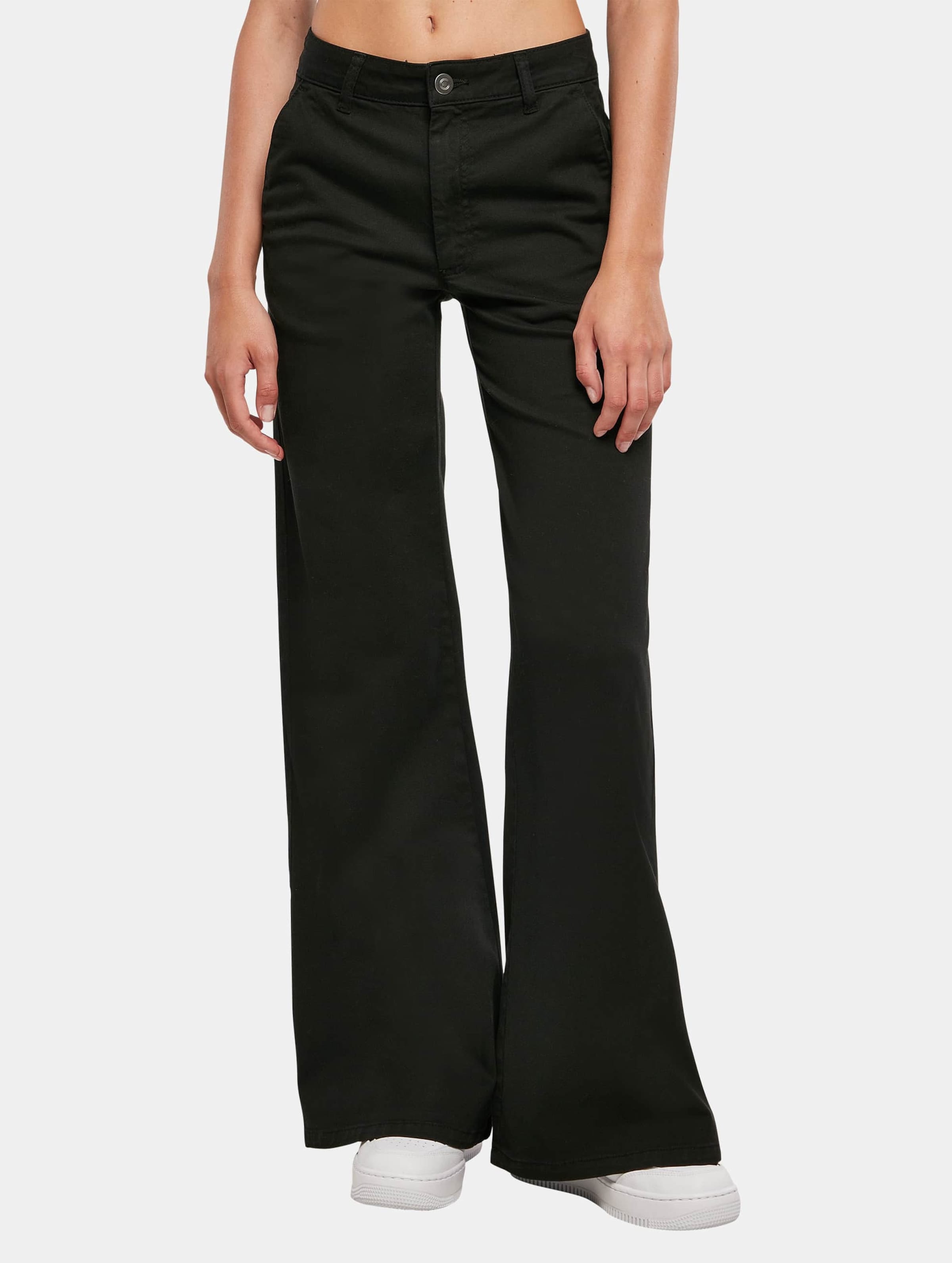 Urban Classics Ladies High Waist Wide Leg Chino Pants