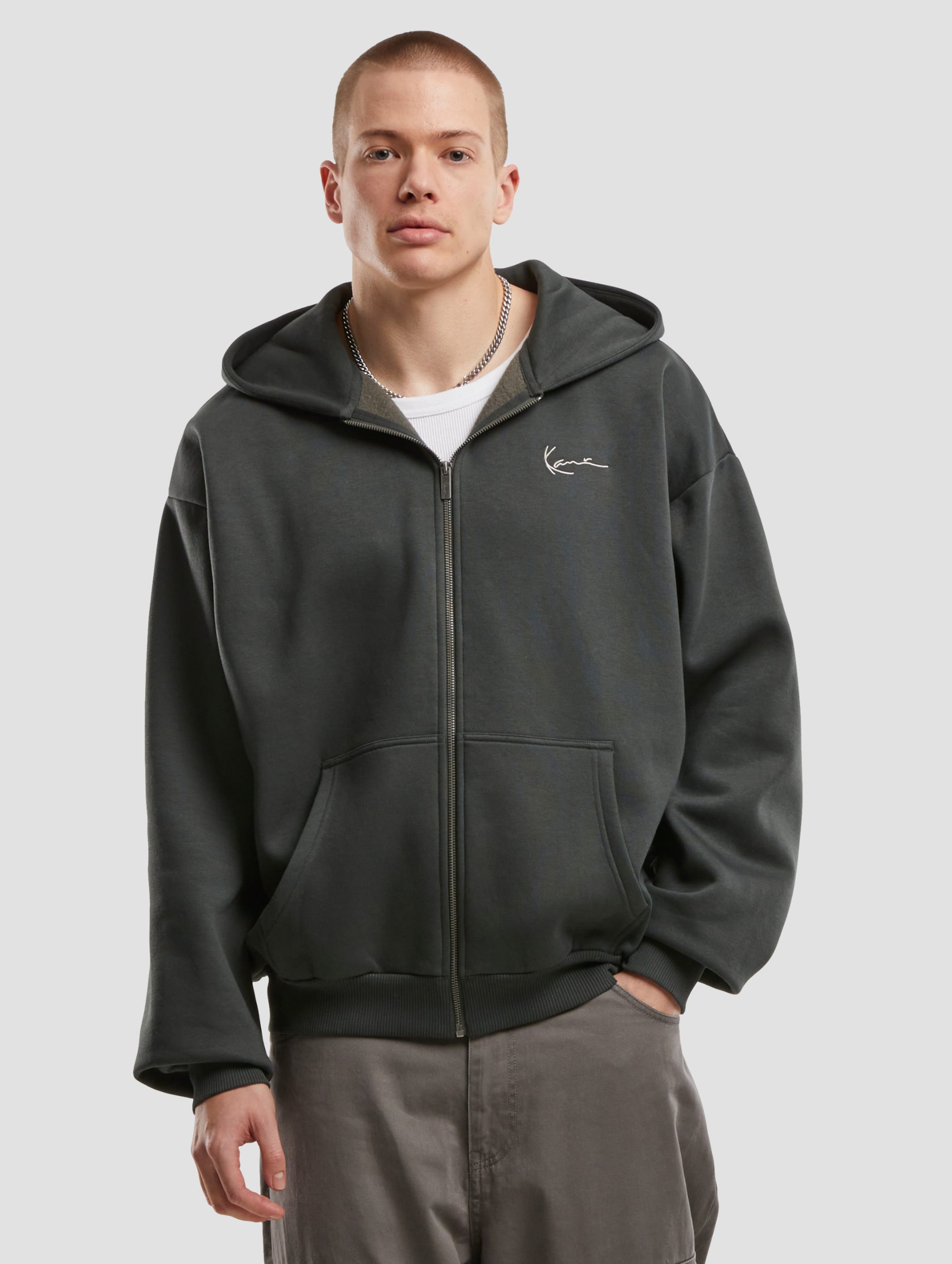Karl Kani Old English Chrome Backprint Zip Hoodie