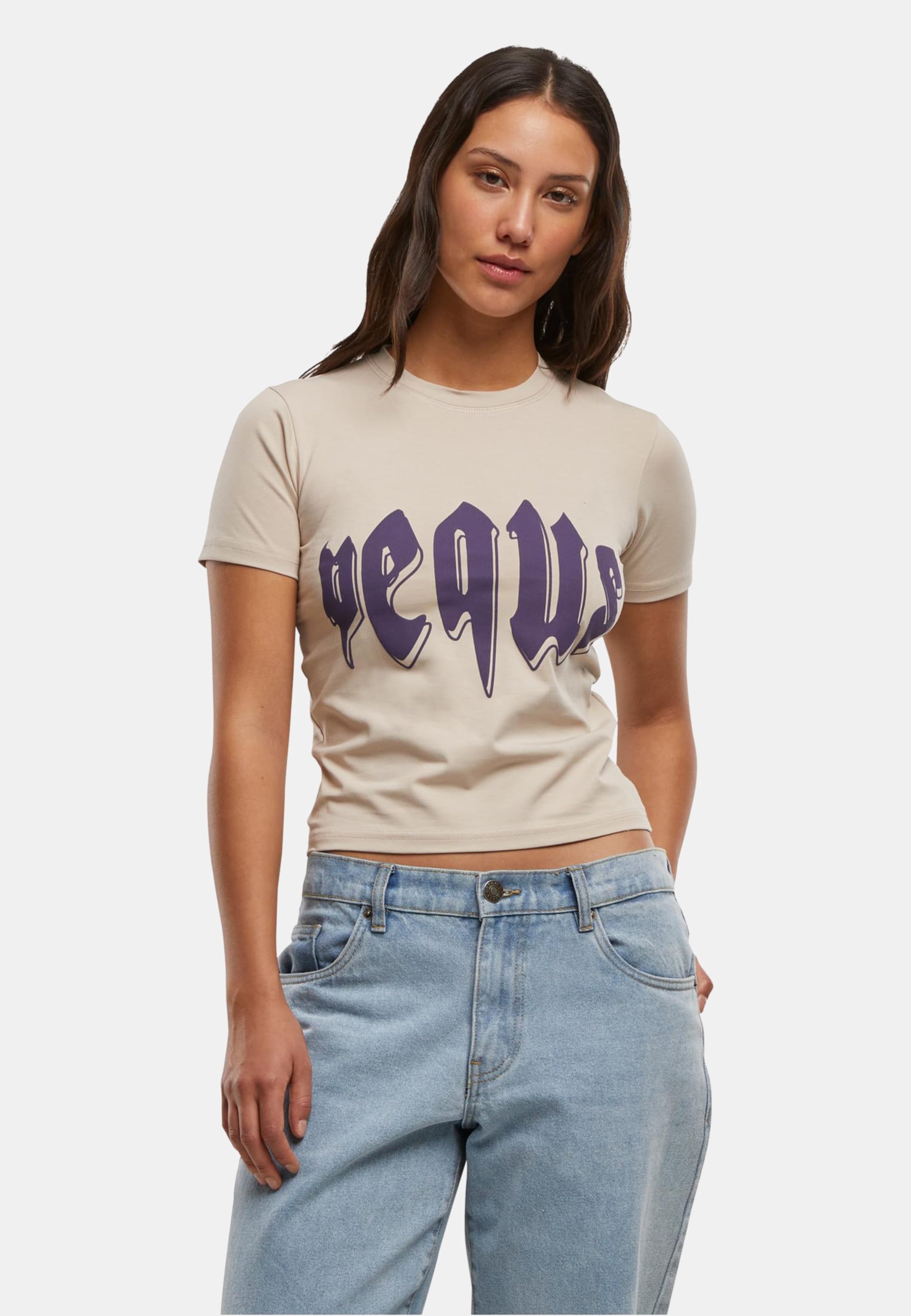 PEQUS Fitted Outlined Mythic Logo T-shirt
