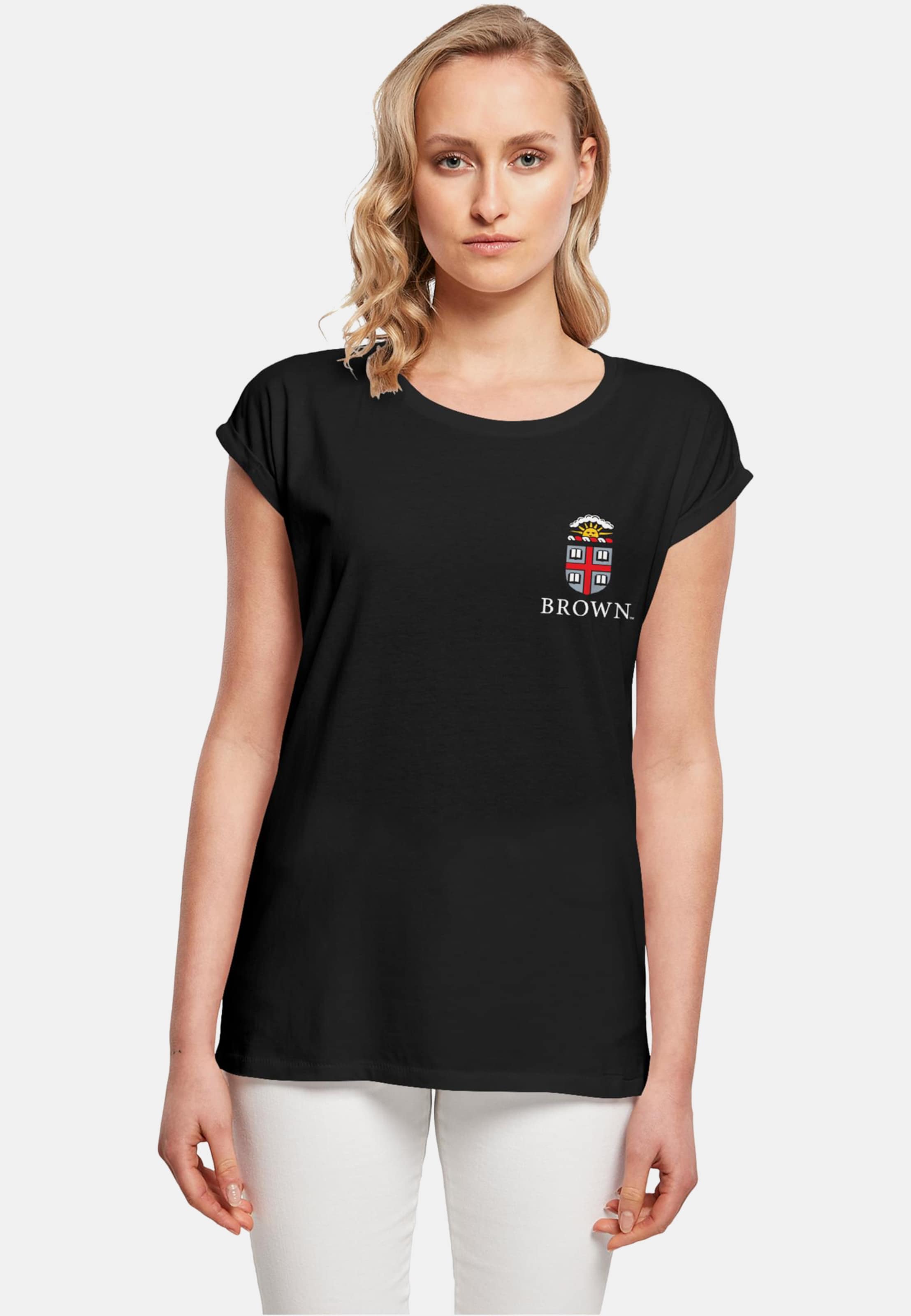 Merchcode Ladies Brown University - Emblem T-Shirt