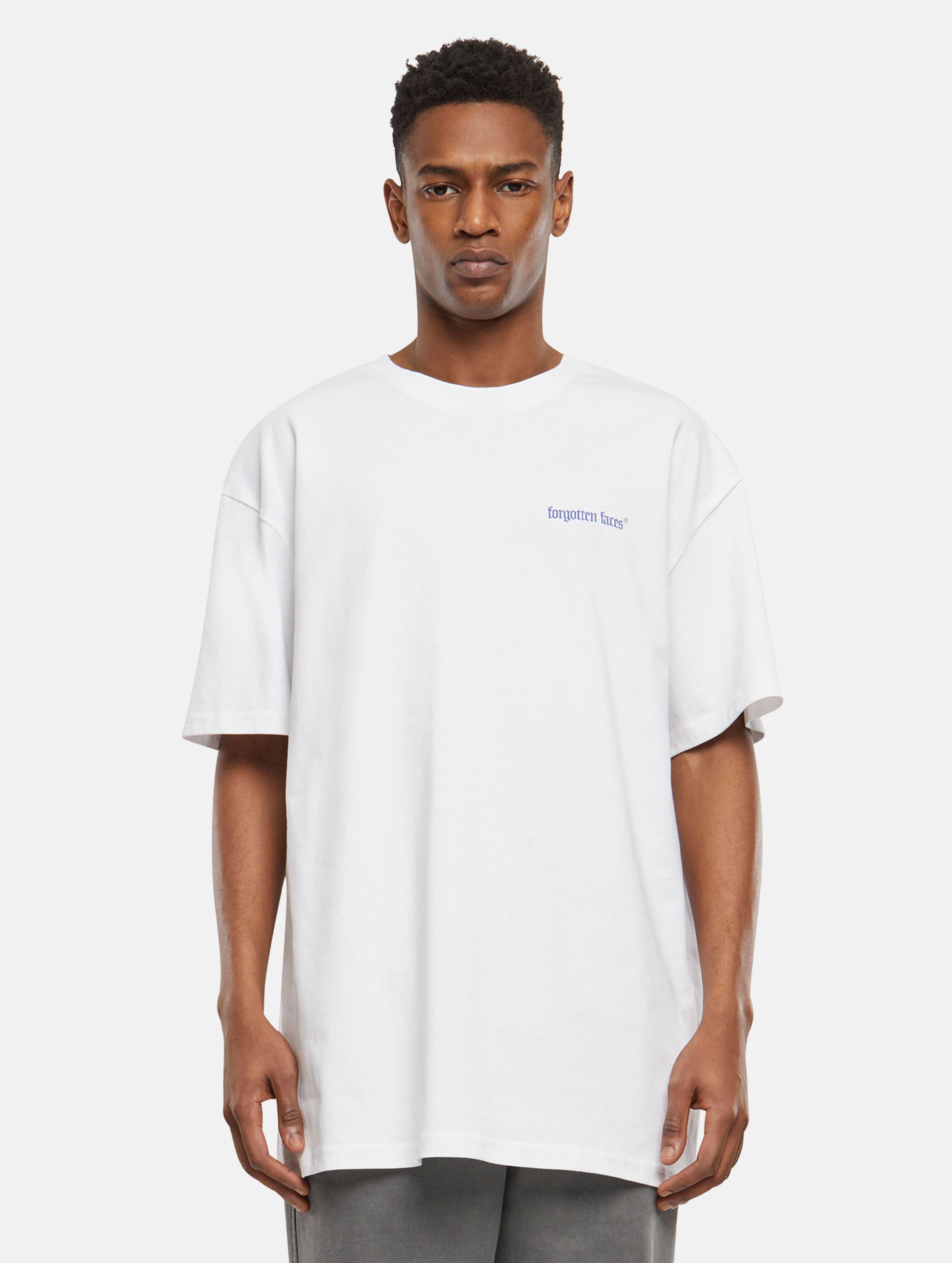 Forgotten Faces Tagged Blue Marble Oversize T-Shirt