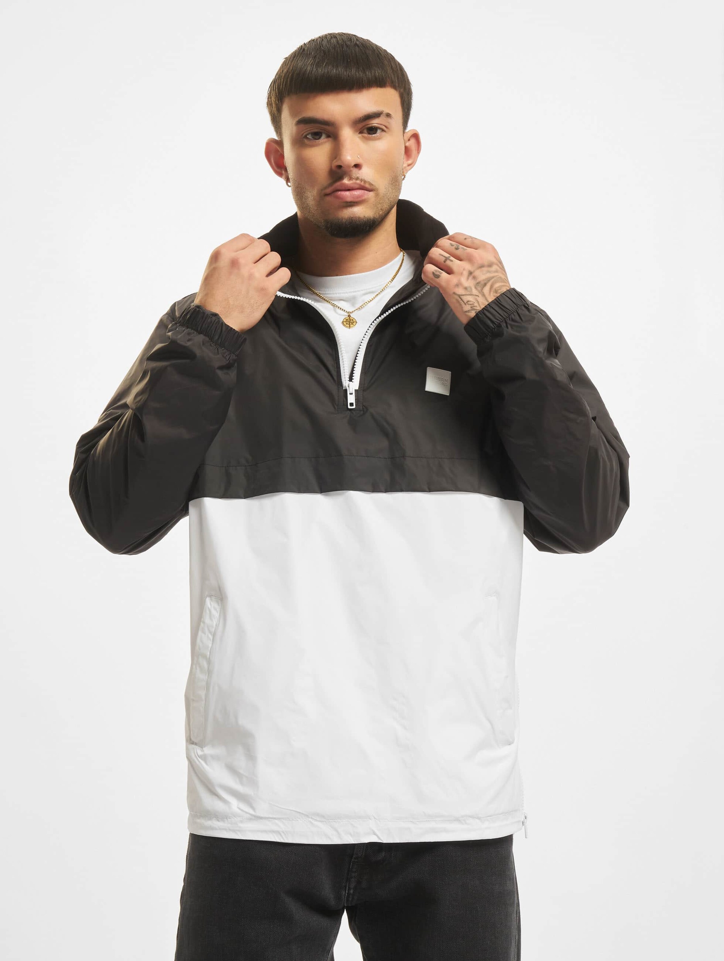 Urban Classics Stand Up Collar Pull Over Jacket