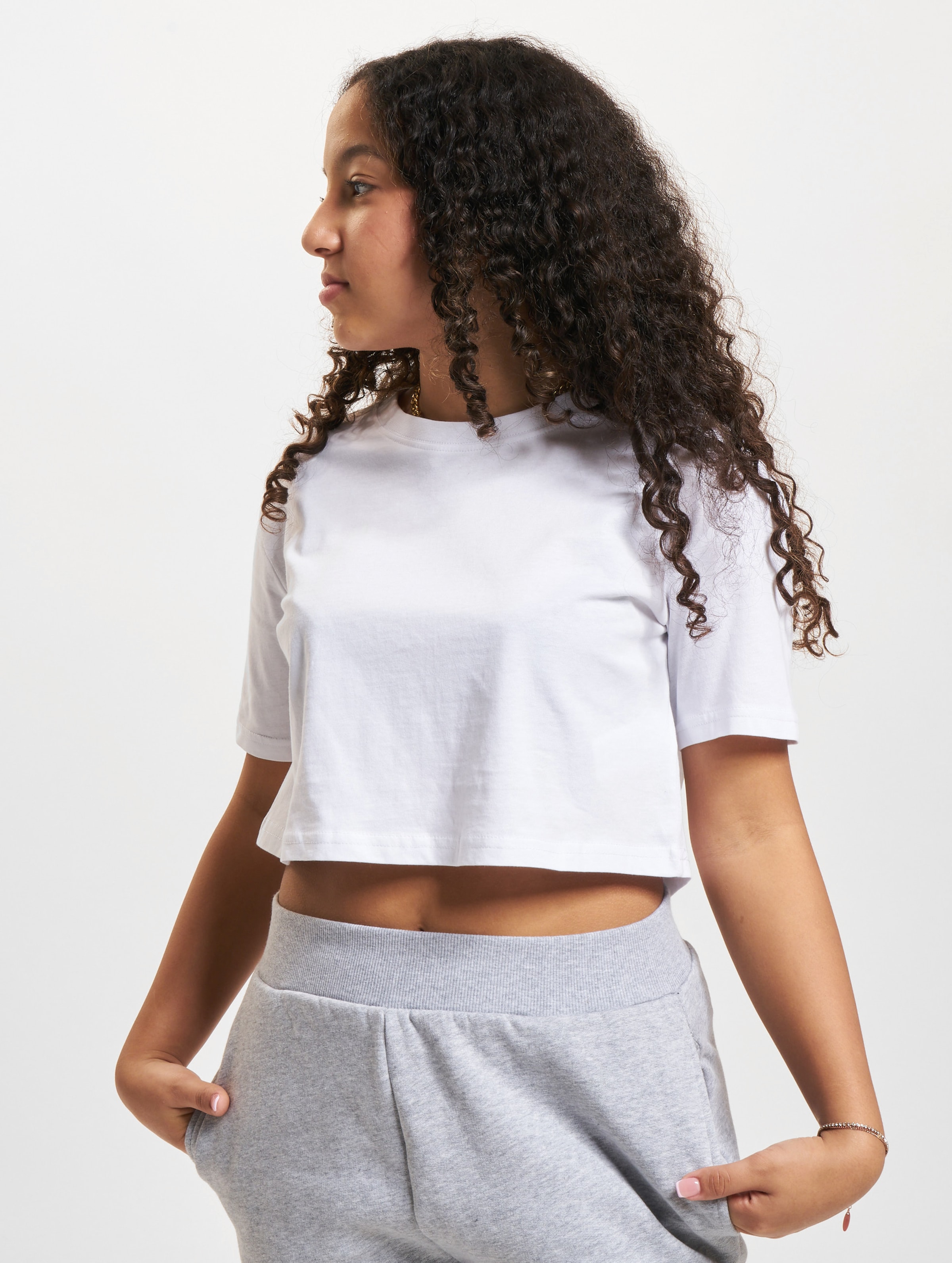 Urban Classics Girls Short Kimono Tee