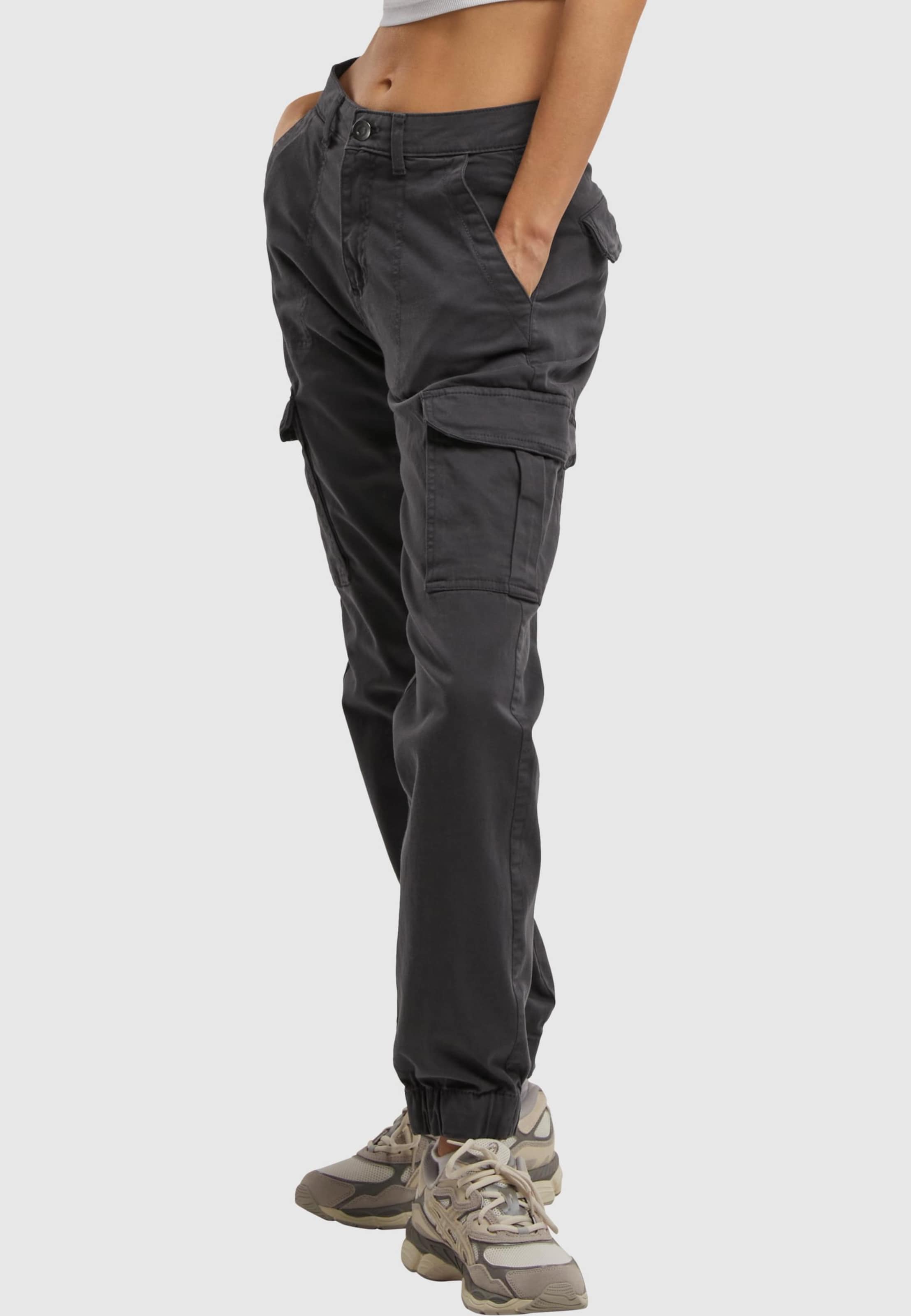 Urban Classics Ladies Cotton Twill Utility Cargohose