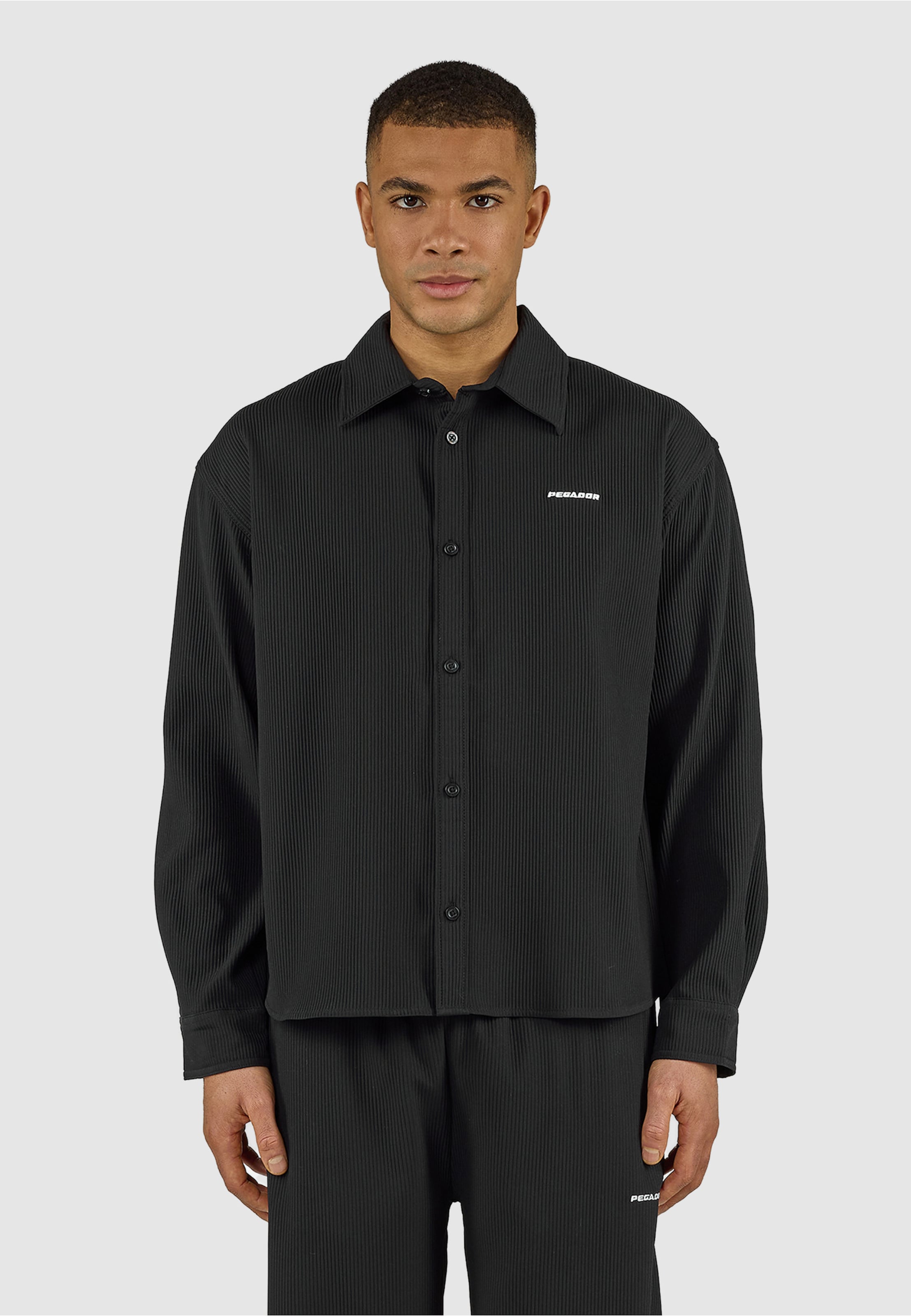 PEGADOR Troy Plissee Longsleeve Shirt
