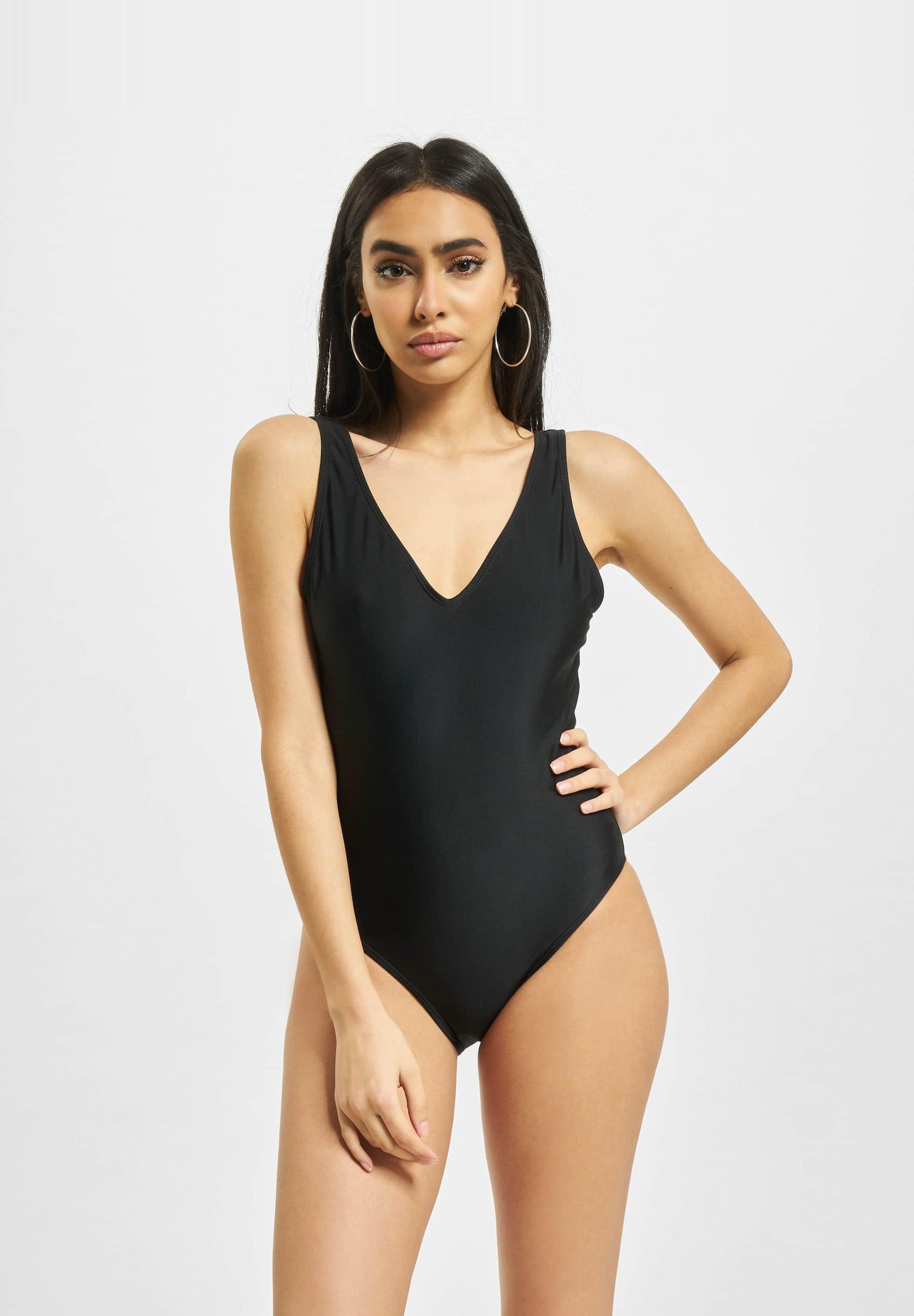 Urban Classics Ladies Recycled High Leg Swimsuit