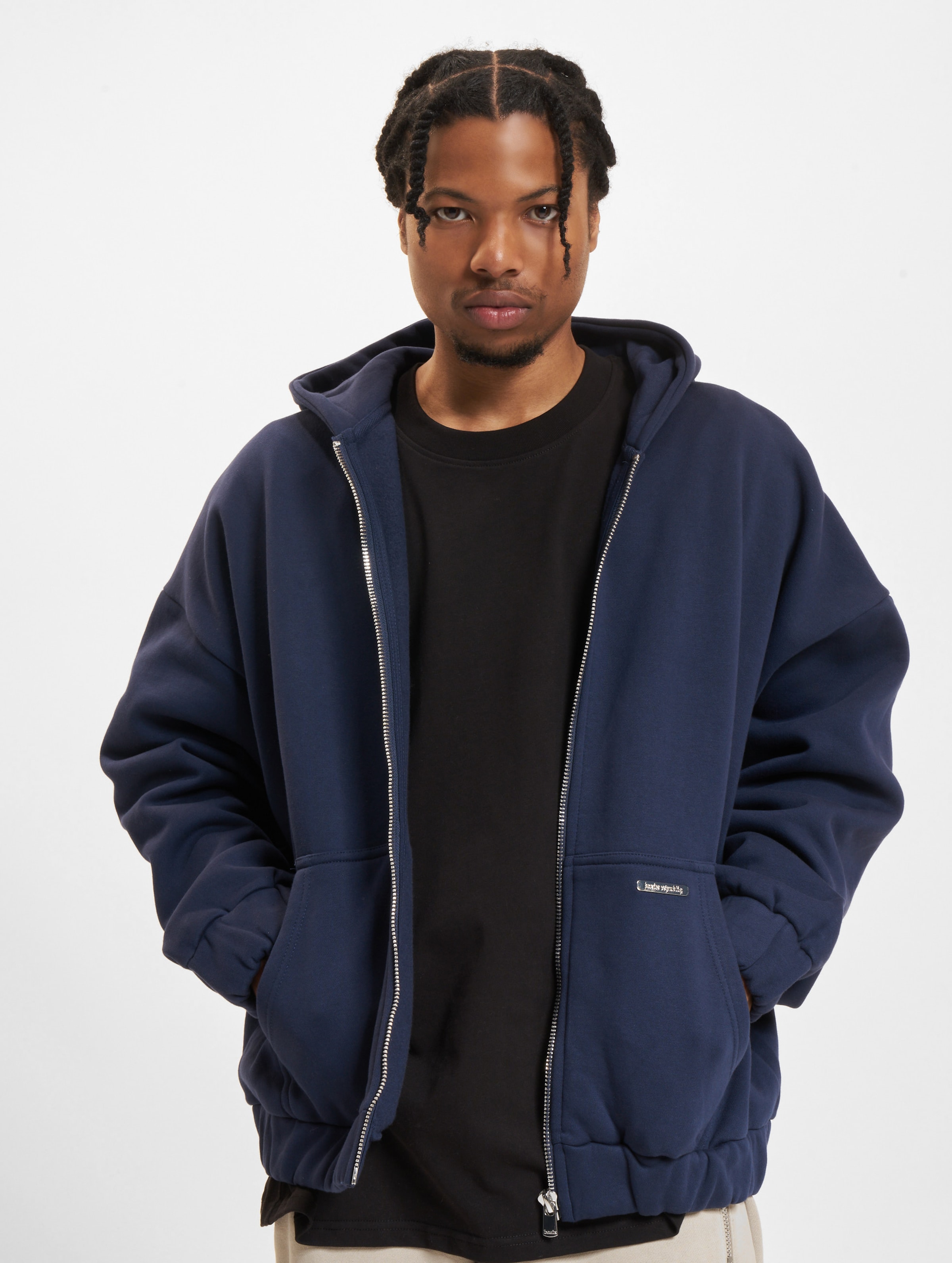 Bazix Republiq Super Heavy Blank Zip-Hoodie