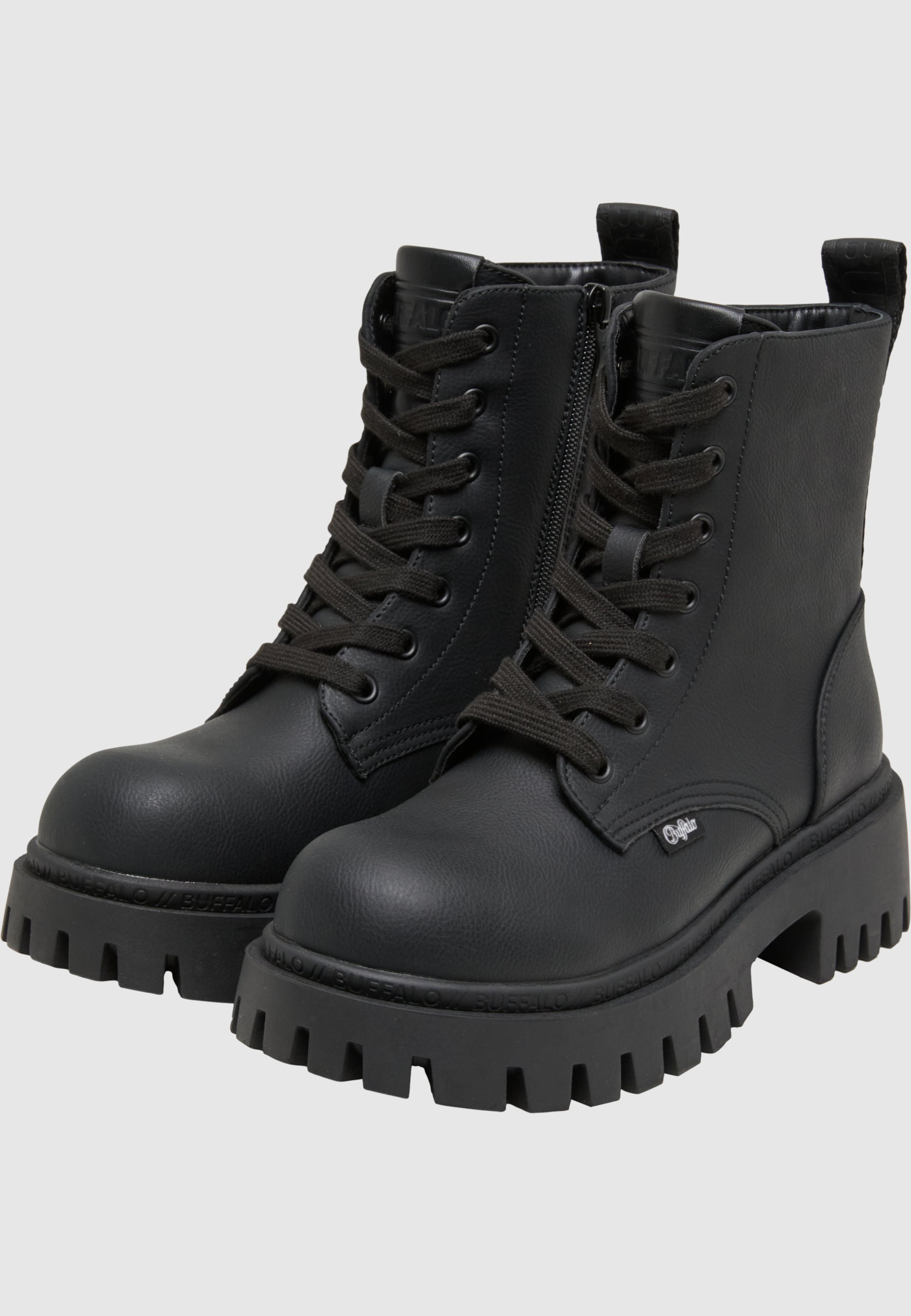 Buffalo ZANOS LACE UP MID - VEGAN NAPPA