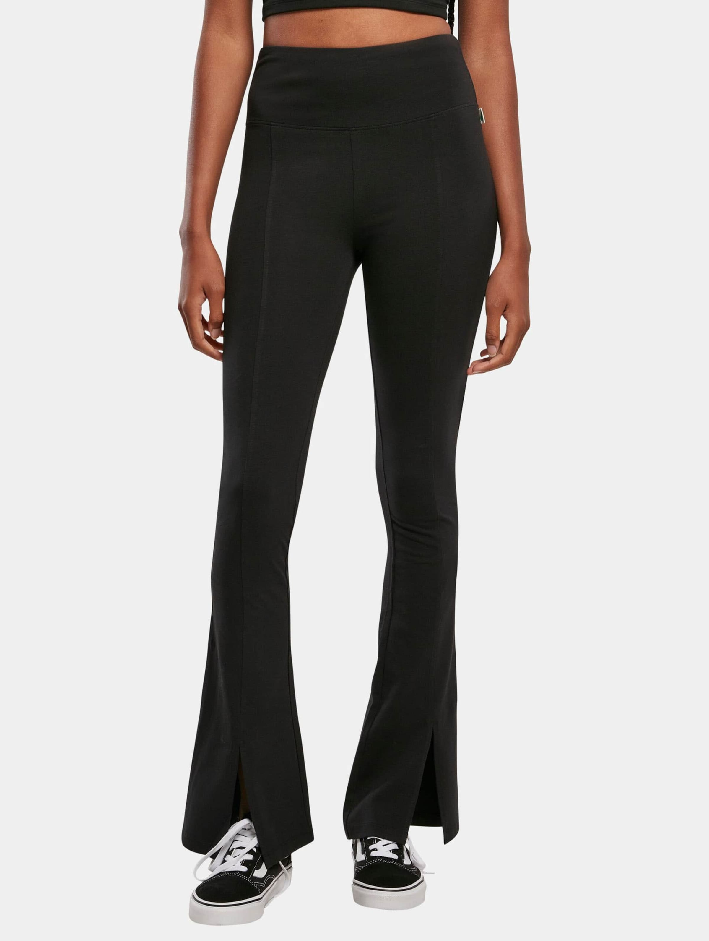 Urban Classics Ladies Organic Stretch Jersey Front Slit Leggings