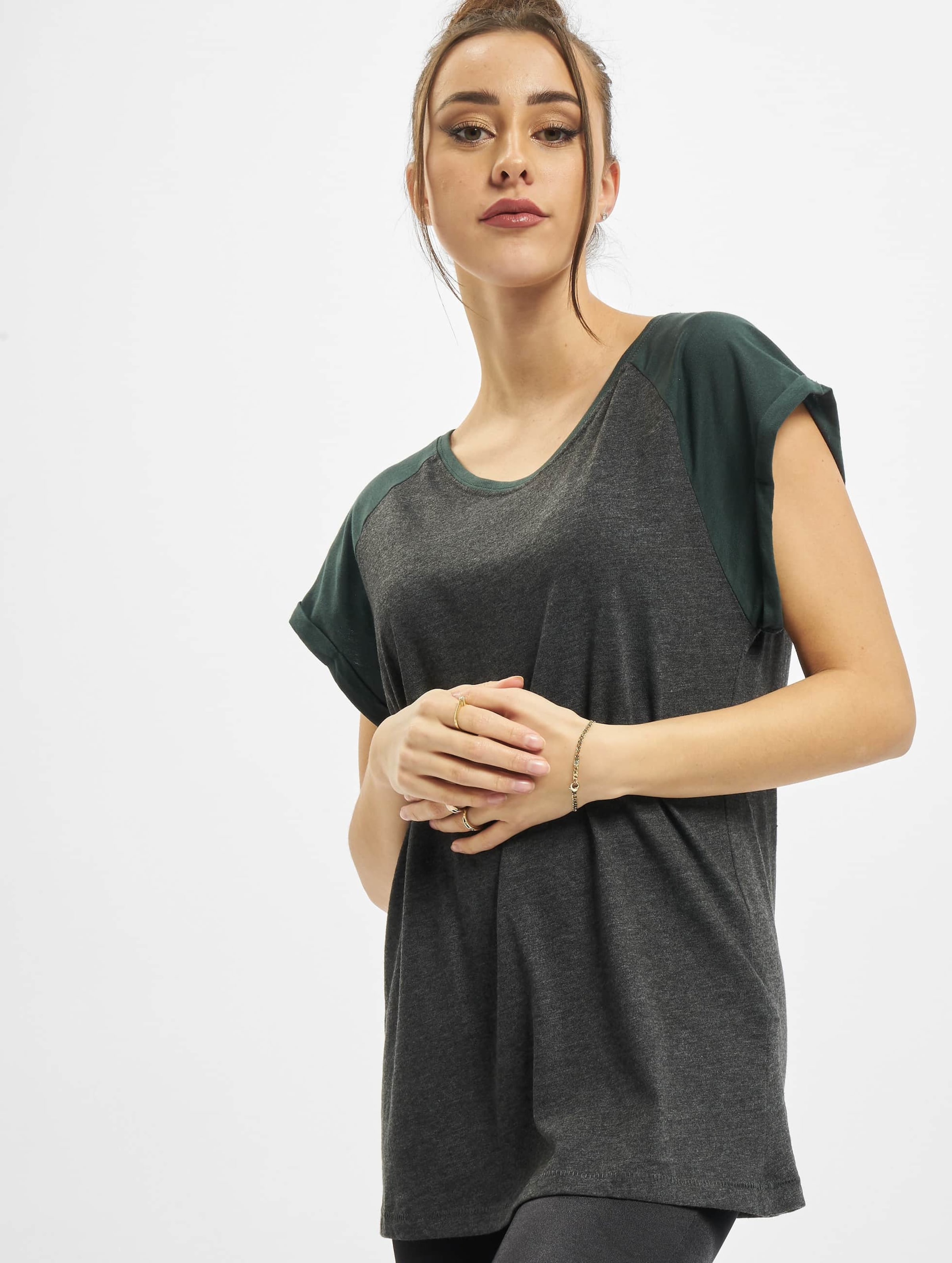 Urban Classics Ladies Contrast Raglan Tee