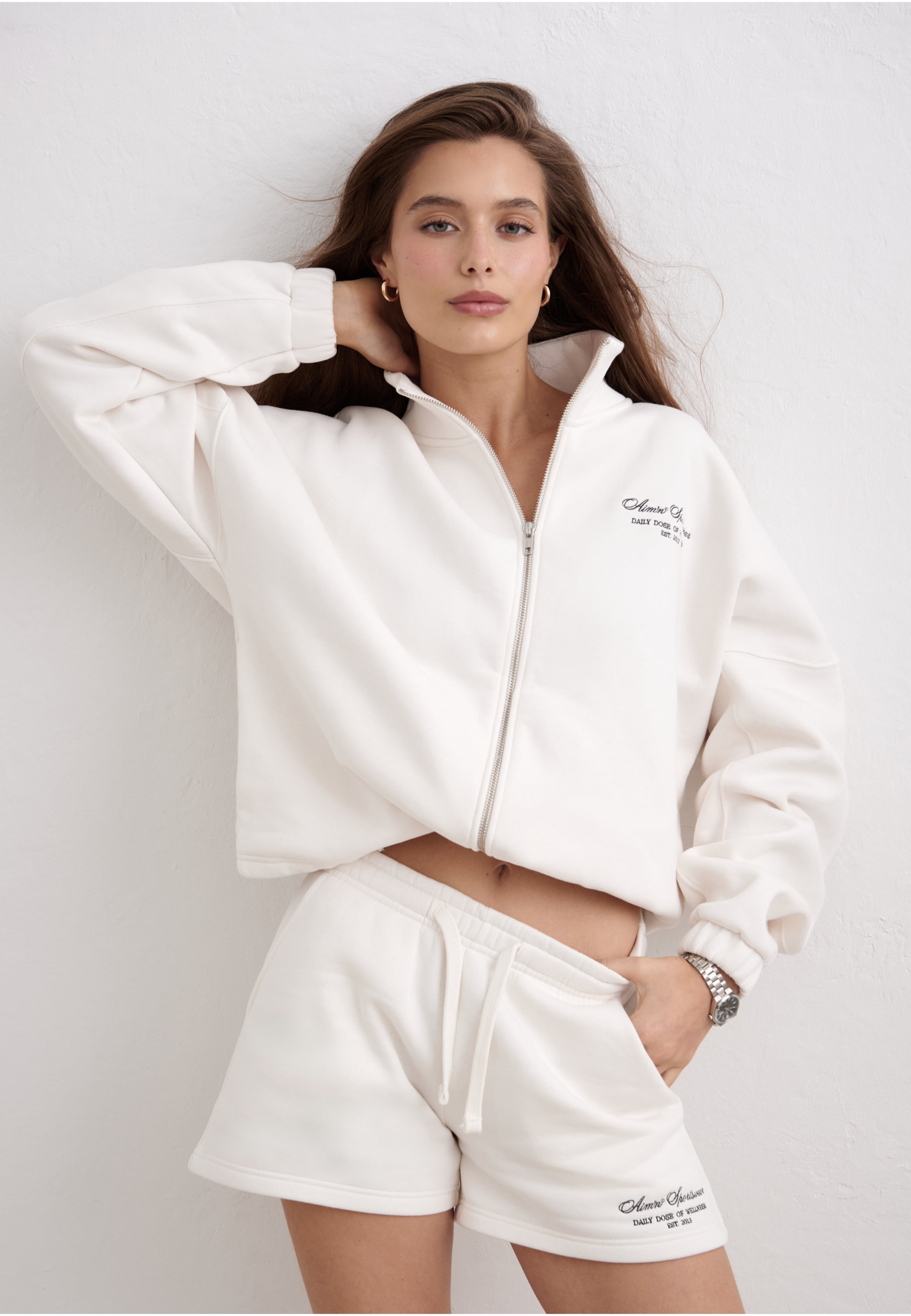 aimn Script Zip Jacket