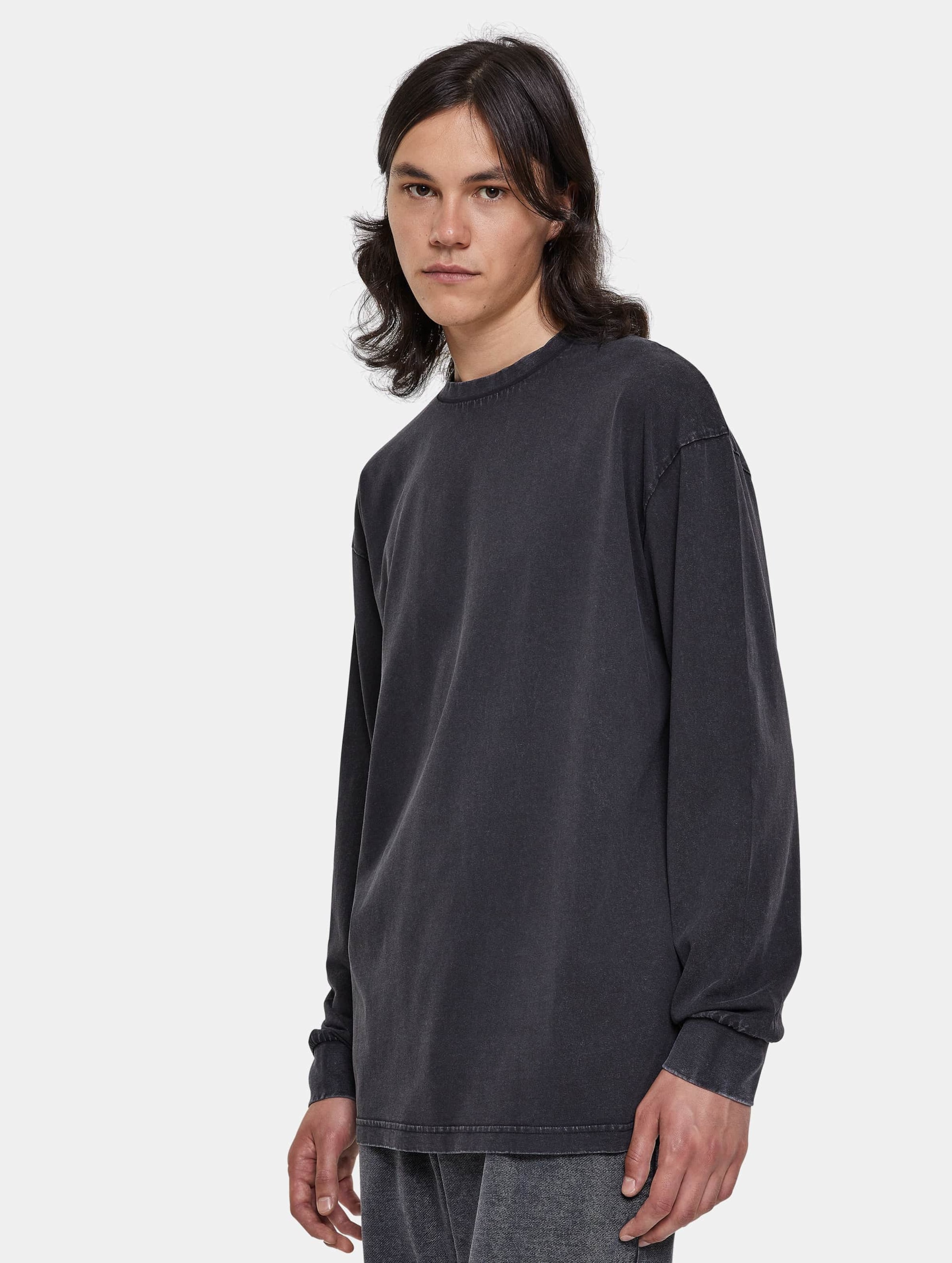 Urban Classics Heavy Boxy Acid Wash Longsleeve