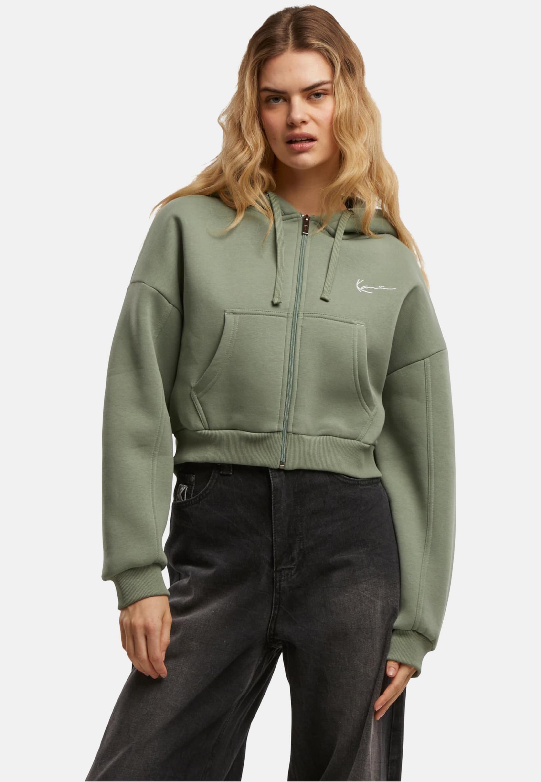 Karl Kani Small Signature Essential Crop Zip Hoodie
