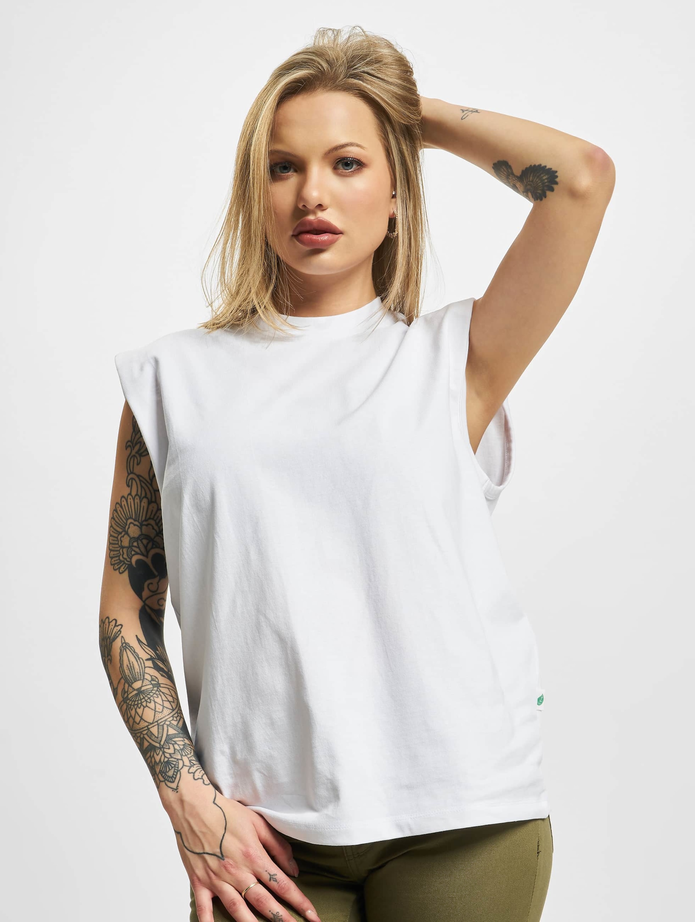 Urban Classics Ladies Organic Heavy Padded Shoulder Tank Top