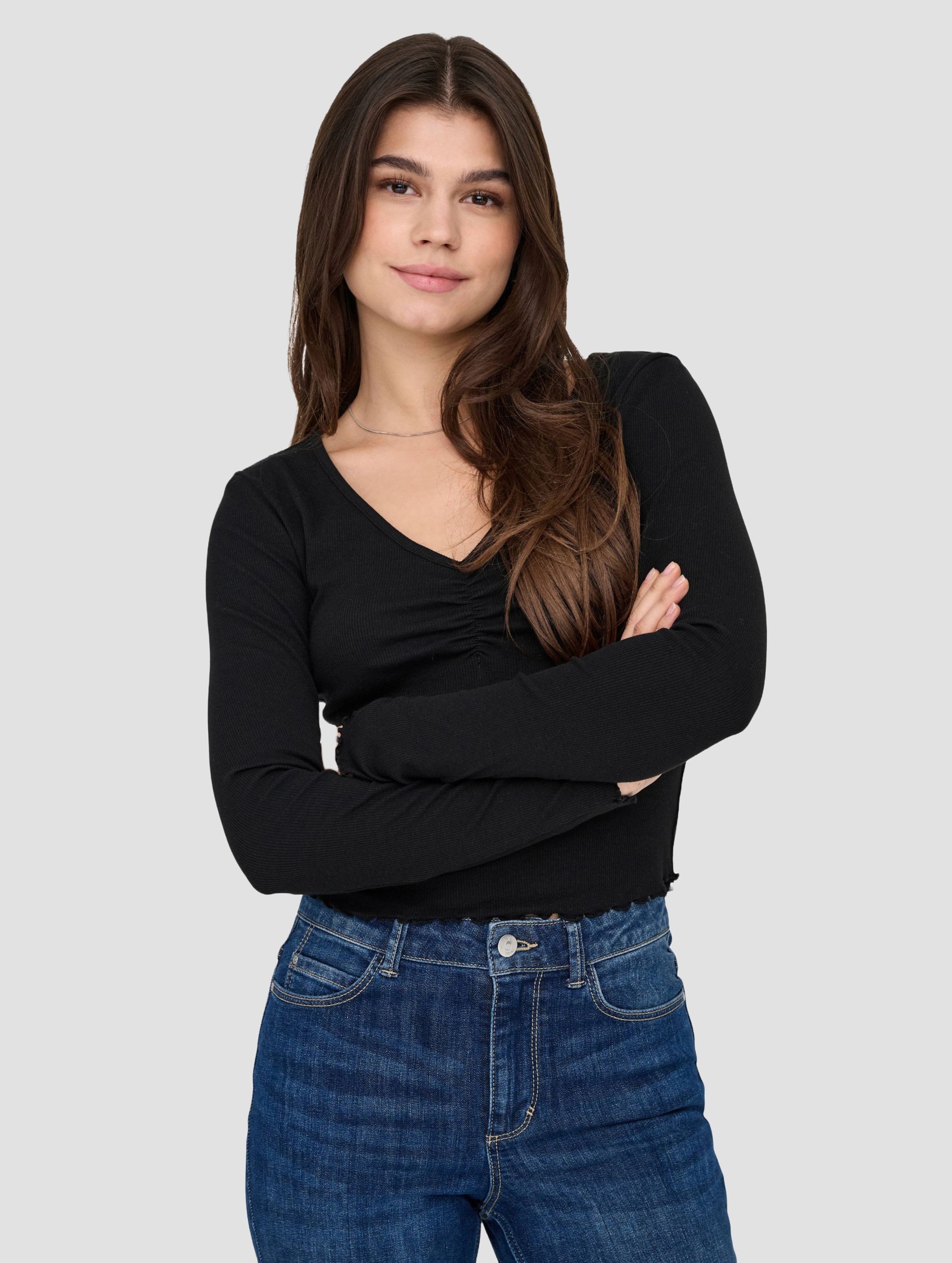 Only Betty V-Neck Longleeve