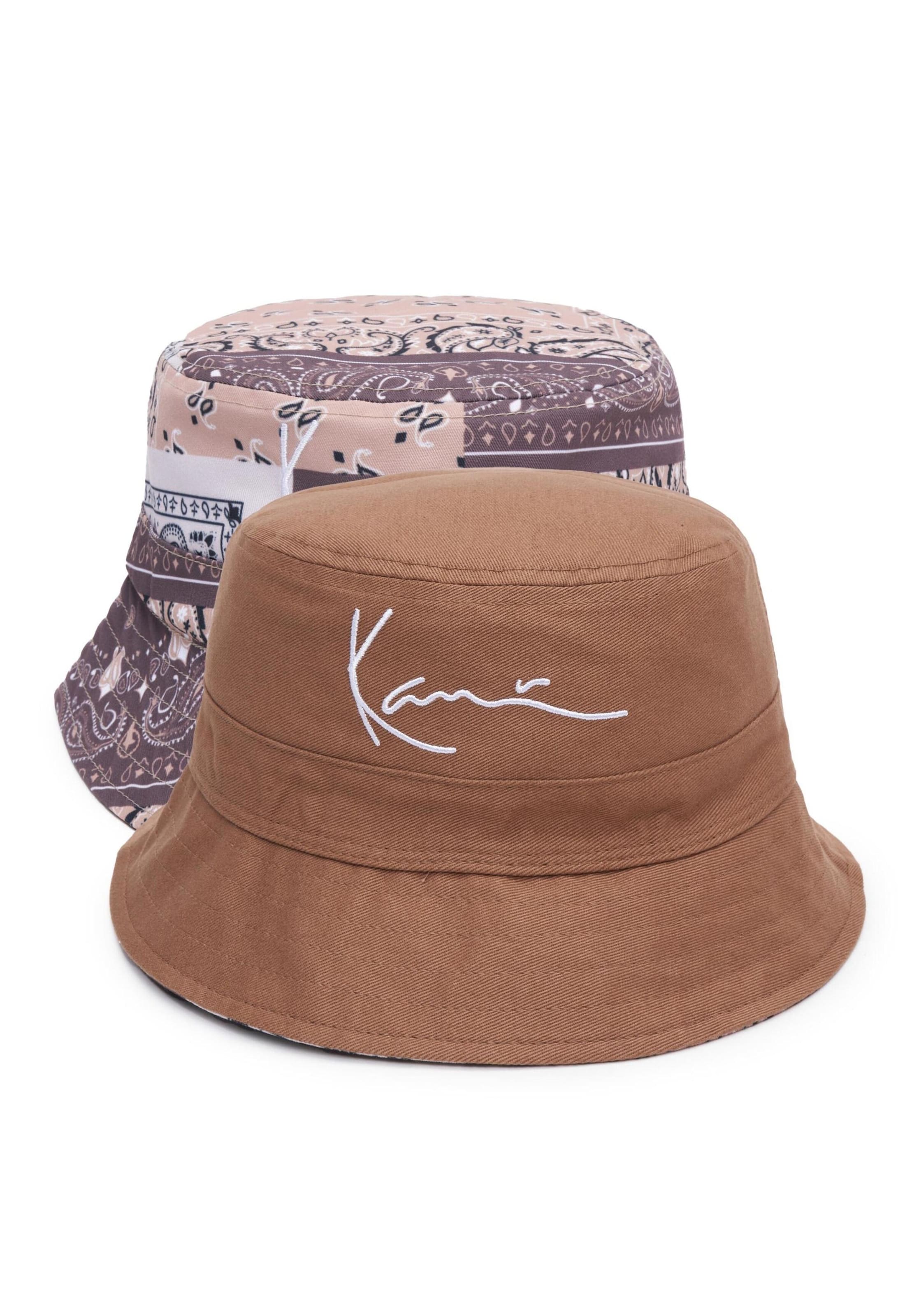 Karl Kani KA214-005-1 Signature Paisley Bucket Hat brown/sand