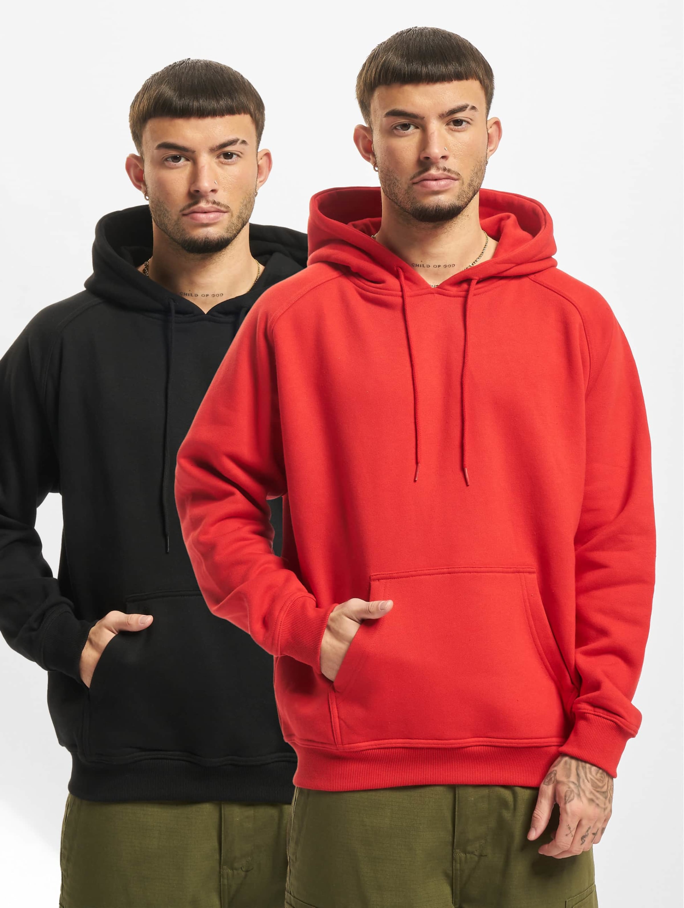 Urban Classics Blank Hoody 2-Pack