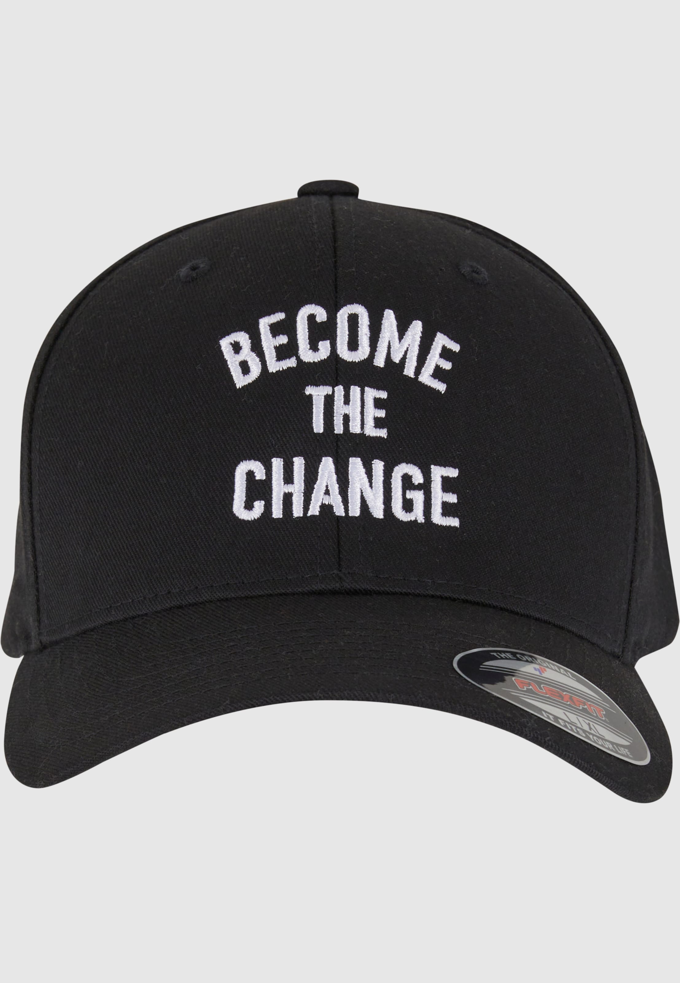 Mister Tee Become The Change Wording Wooly Combed Cap