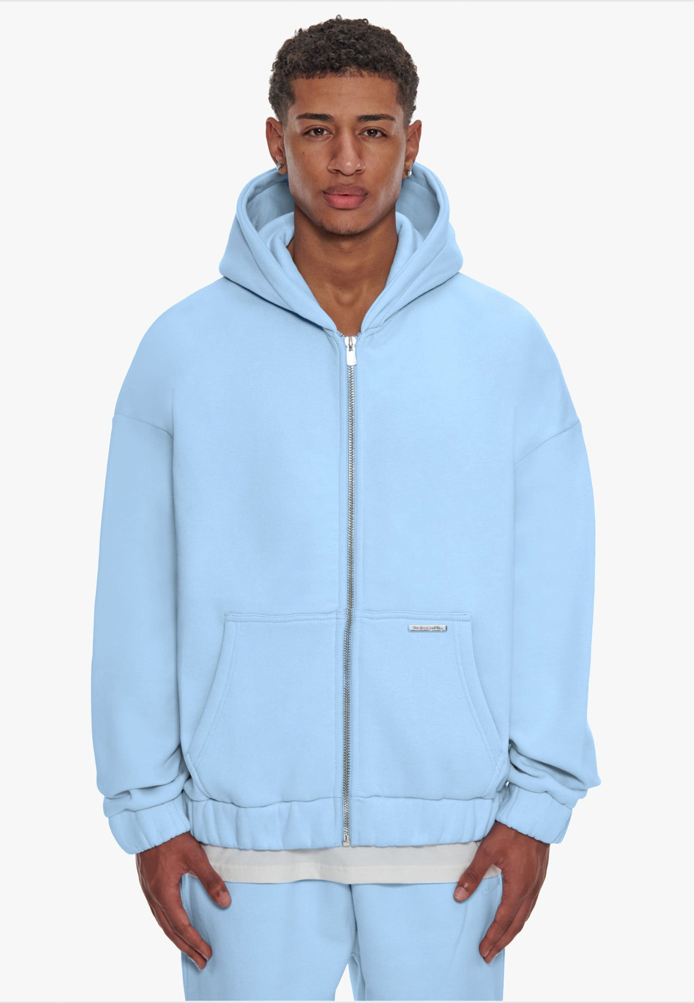 Bazix Republiq Super Heavy Blank Zip-Hoodie