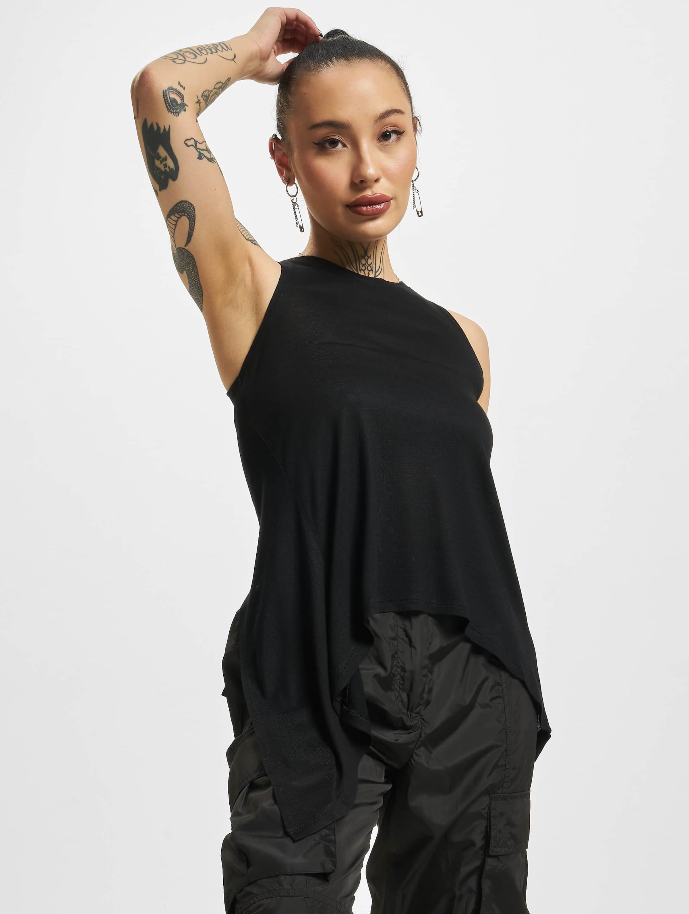 Urban Classics Ladies HiLo Viscose Top