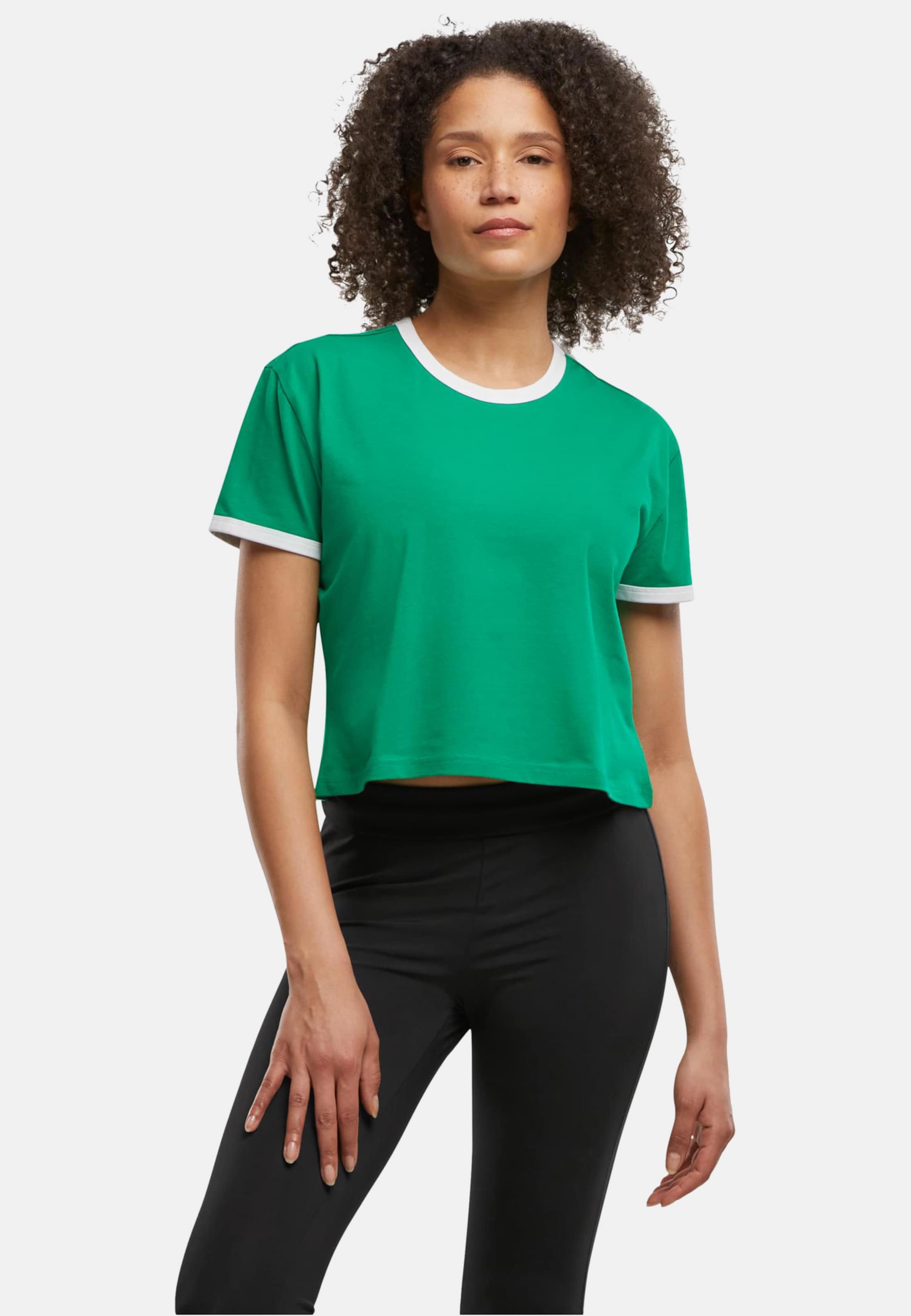Urban Classics Ladies Contrast Retro T-Shirt