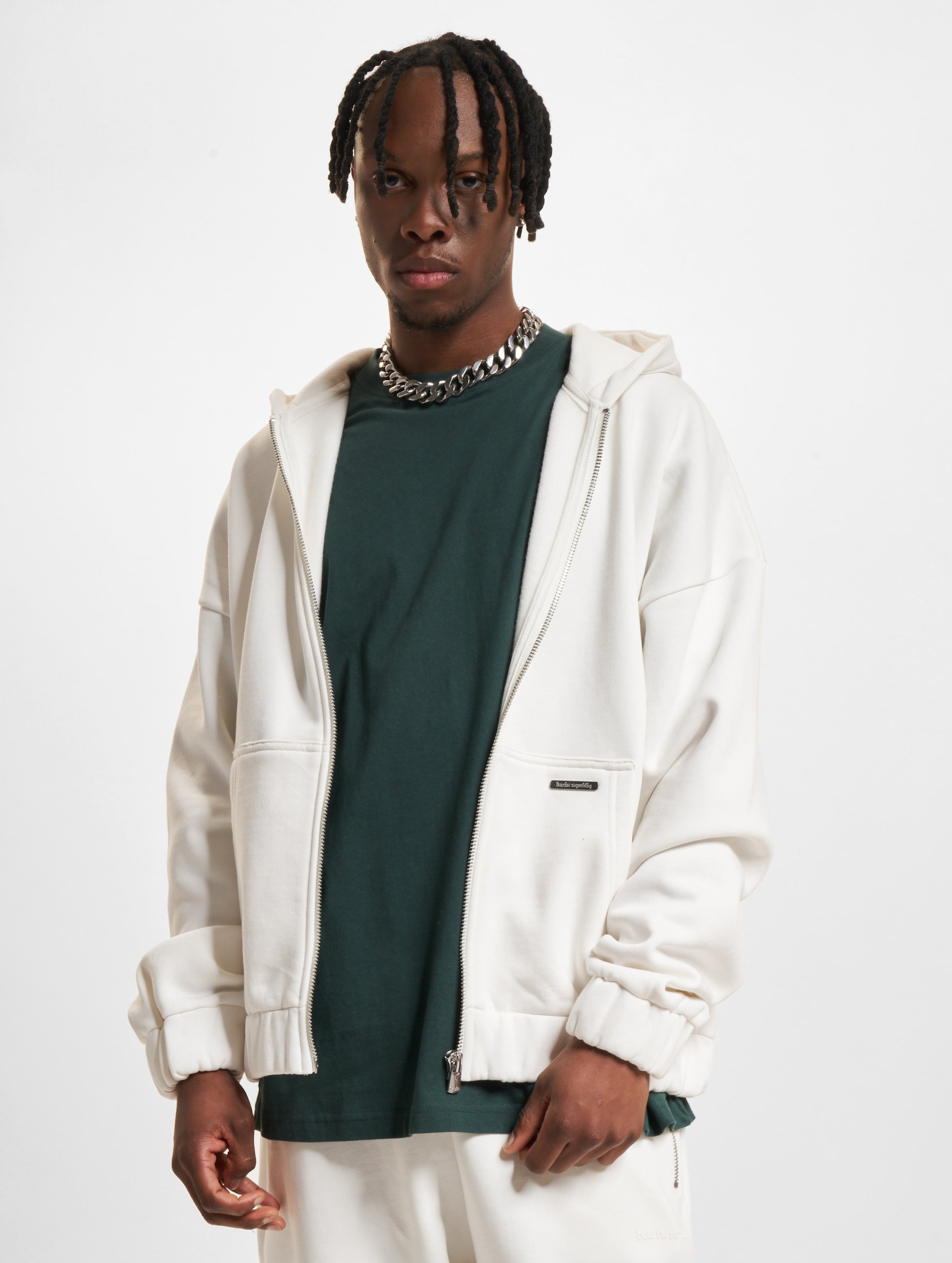 Bazix Republiq Super Heavy Blank Zip-Hoodie