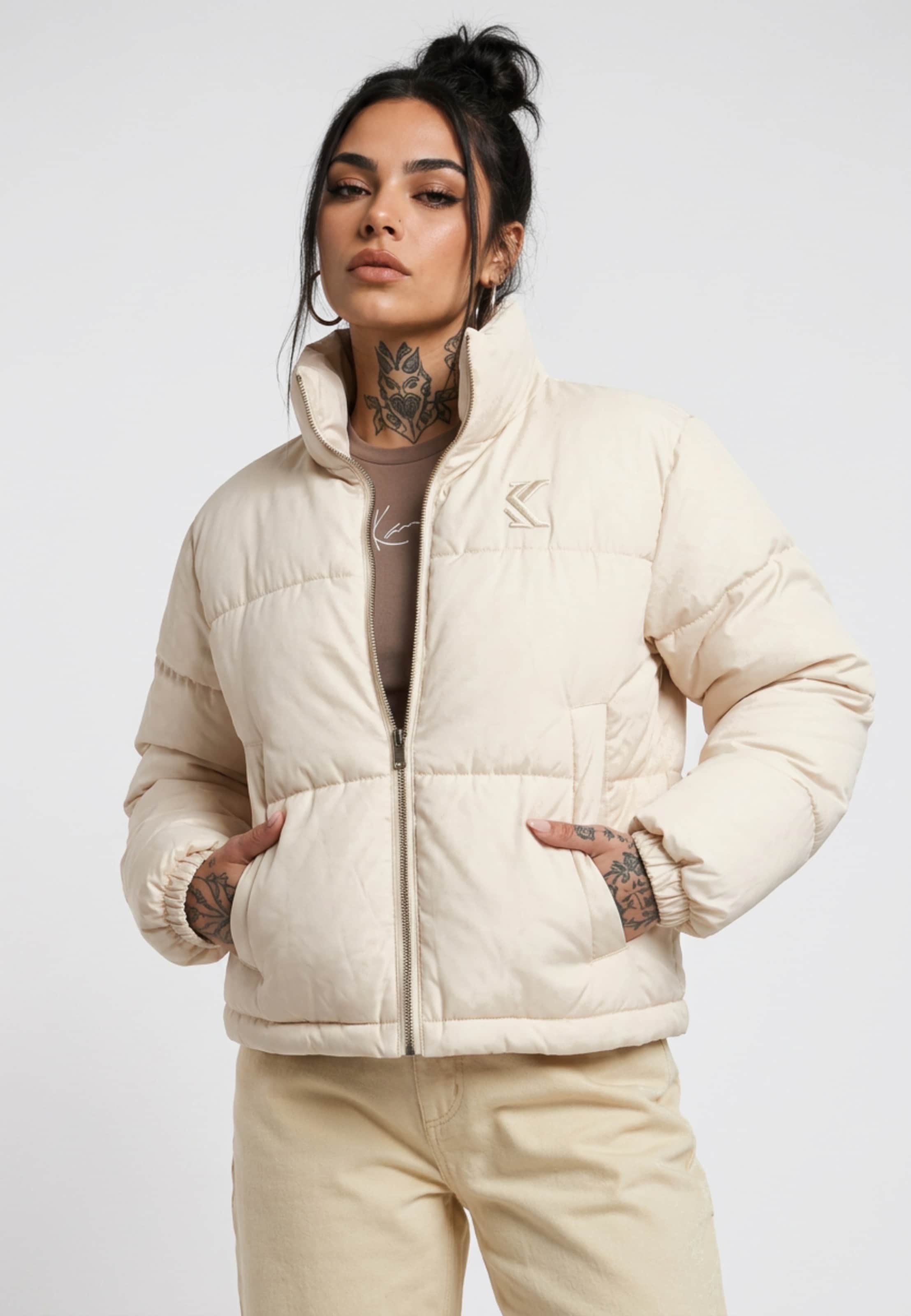 Karl Kani OG AOP Crop Puffer Jacket
