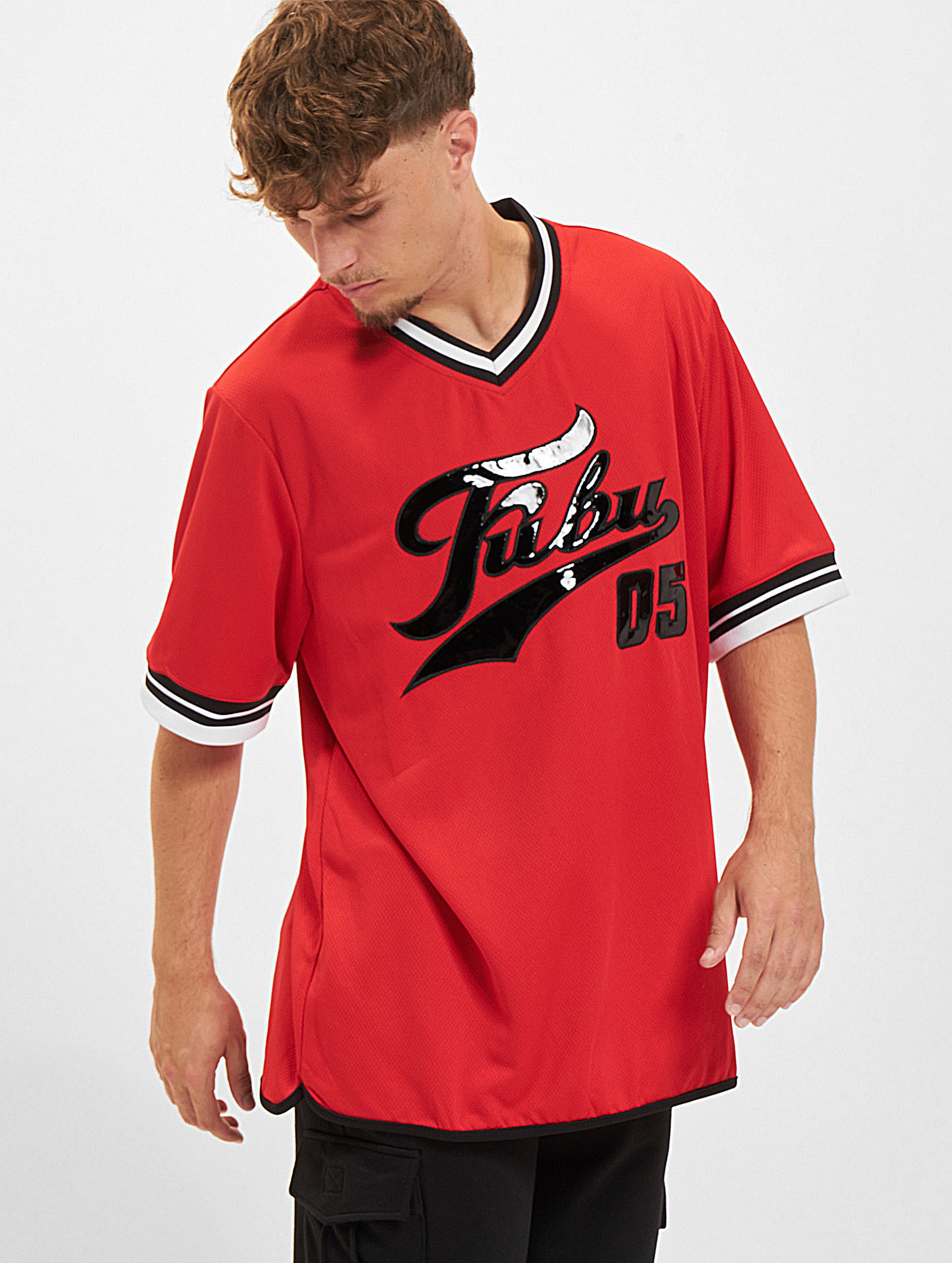 FUBU Varsity Lacquered Mesh Tee