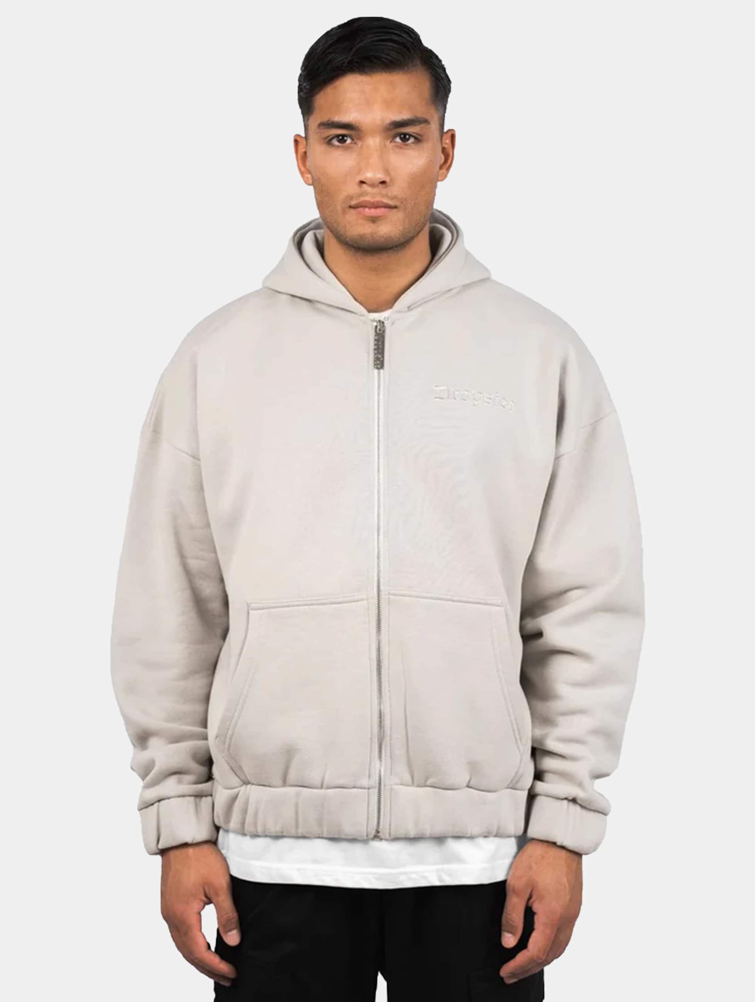 Dropsize Super Heavy Oversize Blank Zip Hoodie