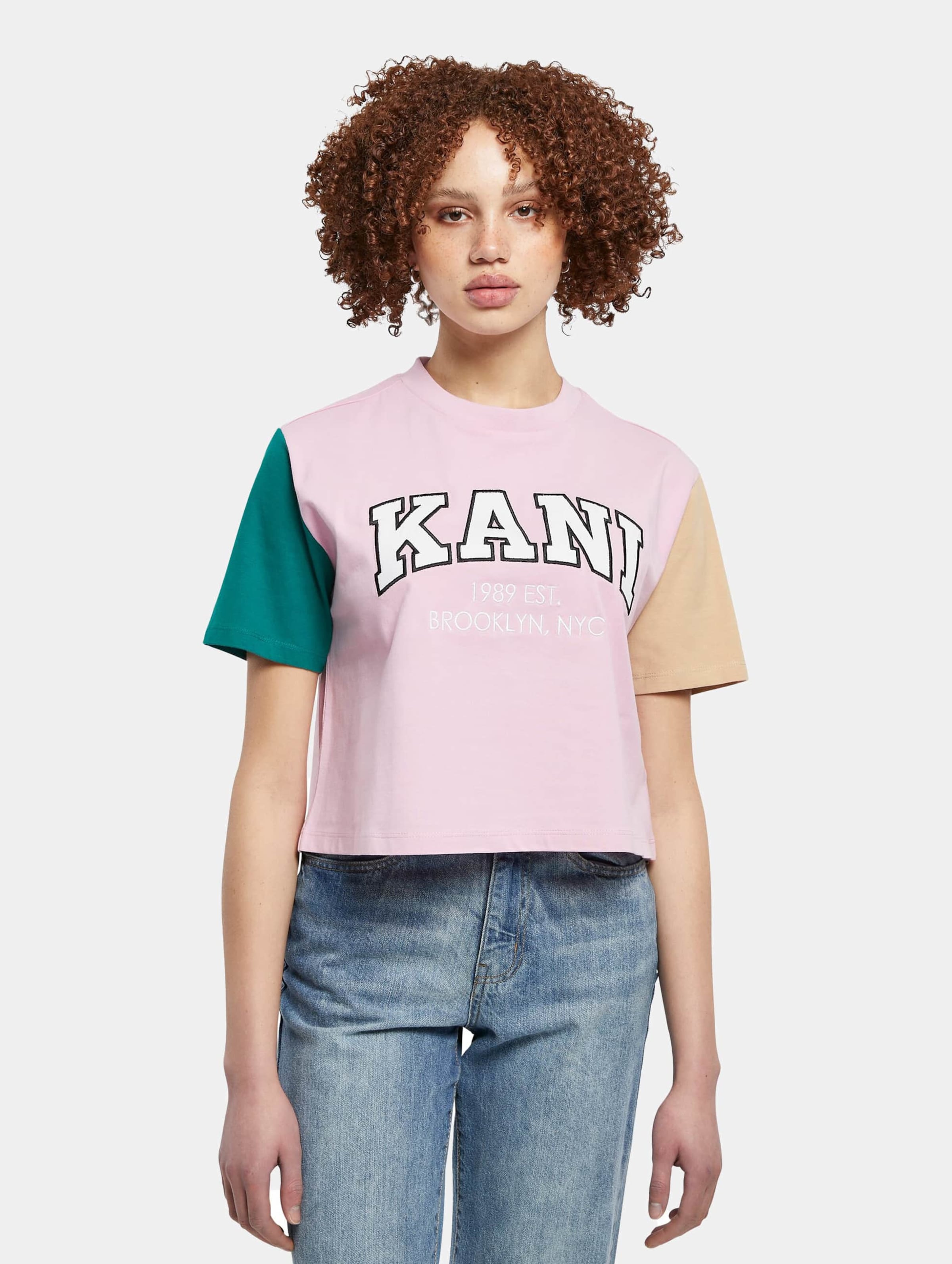 Karl Kani KK Serif Crop Block Tee