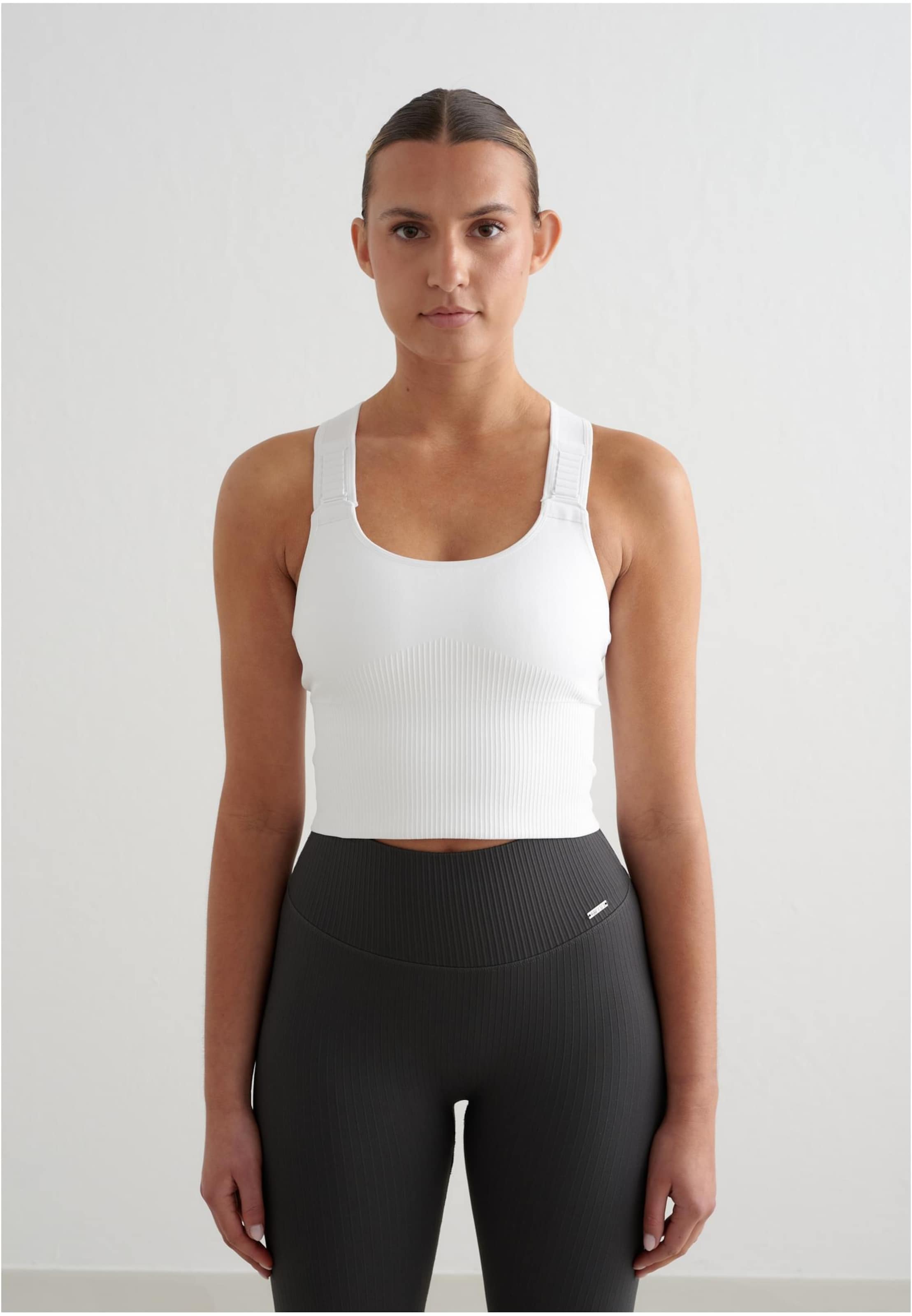 aimn Ribbed Seamless High Support Tanktop
