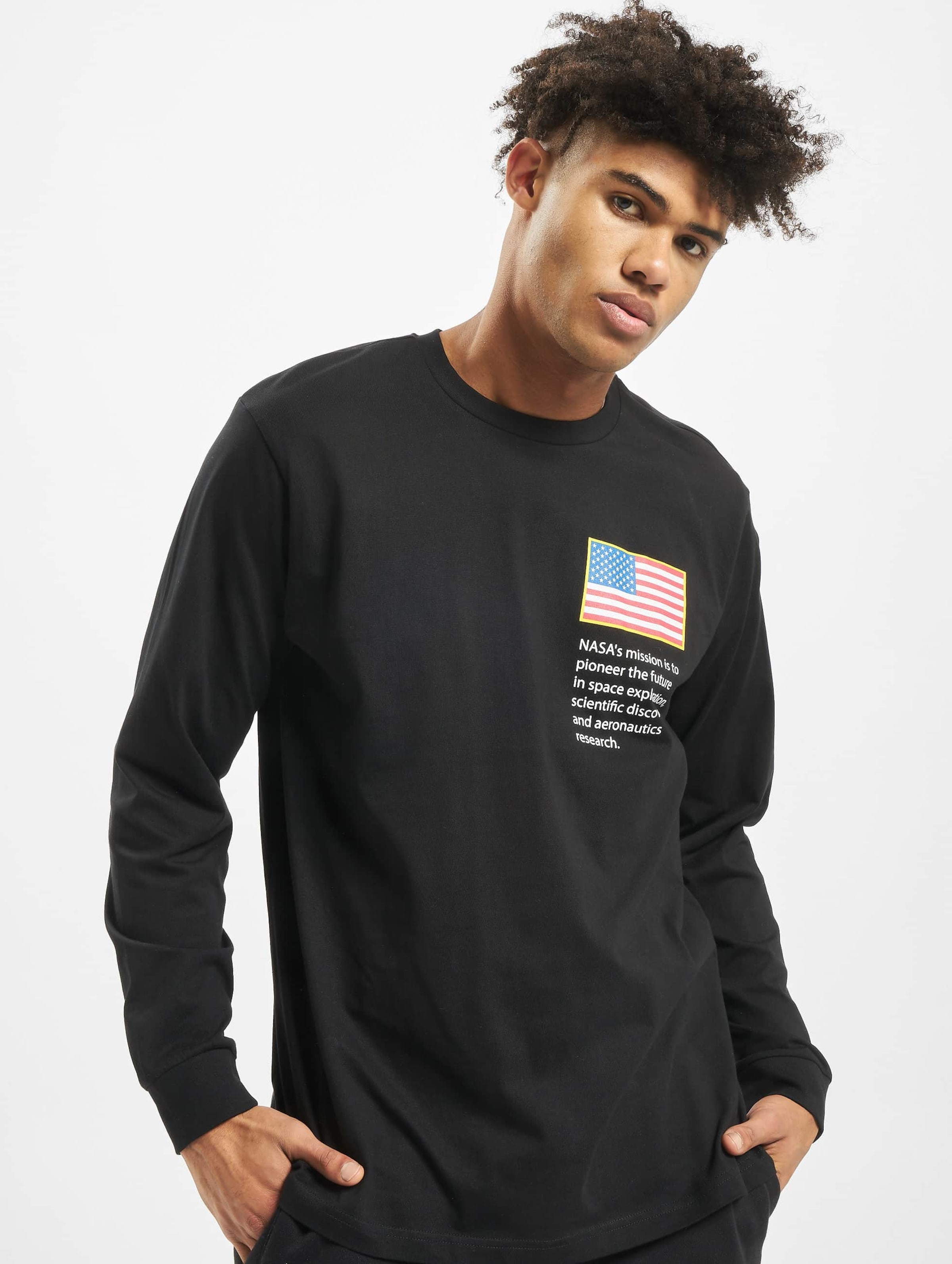 Mister Tee NASA Worm Logo Longsleeve