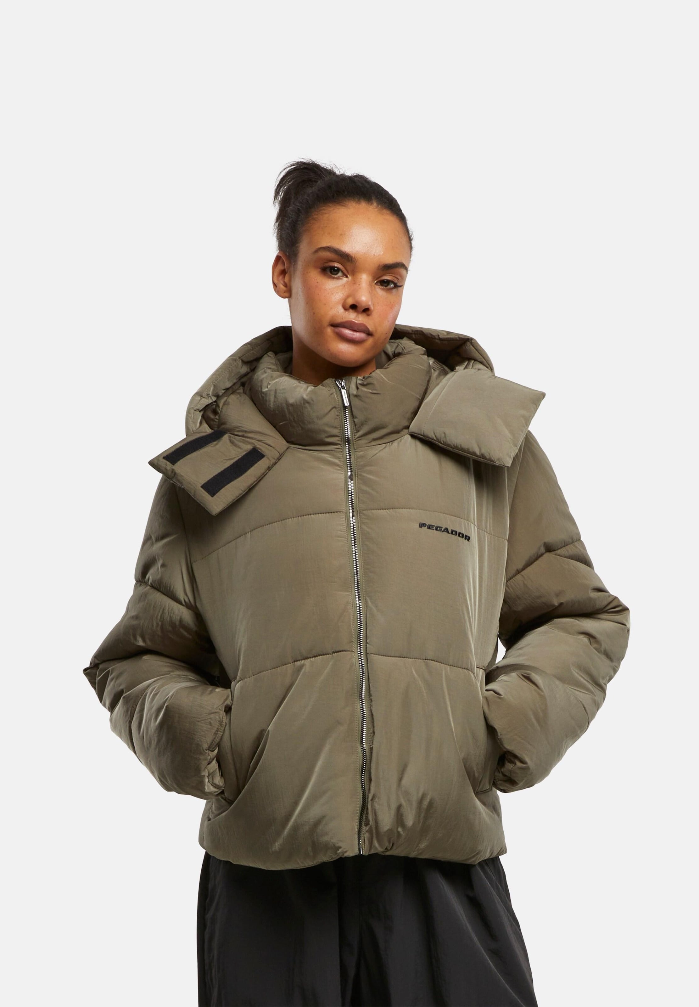PEGADOR Blanca Crushedmud Puffer Jacket