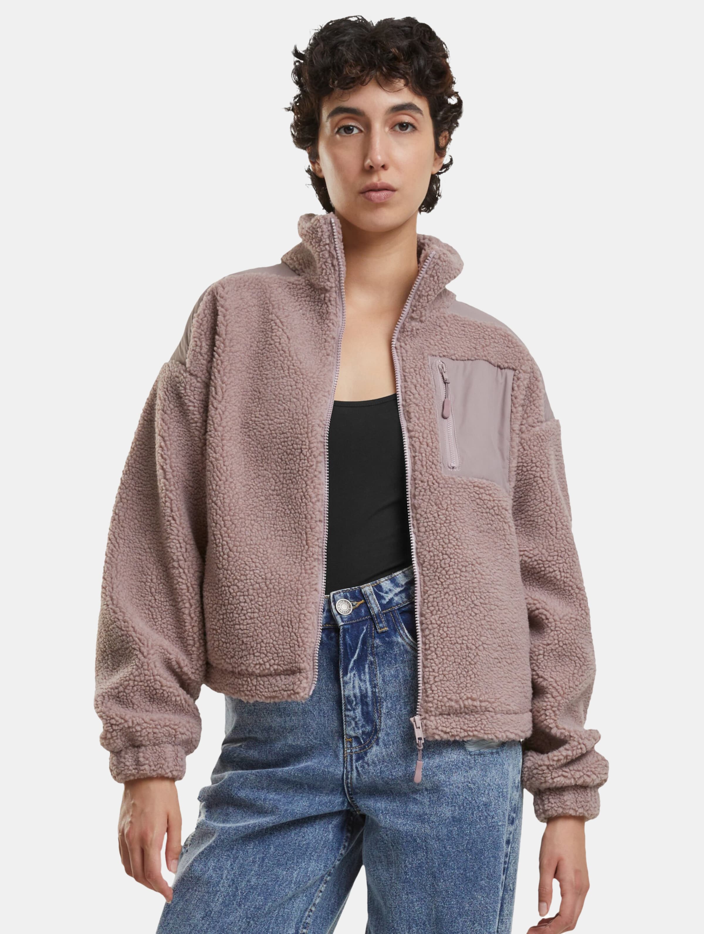 Urban Classics Ladies Sherpa Mix Jacket