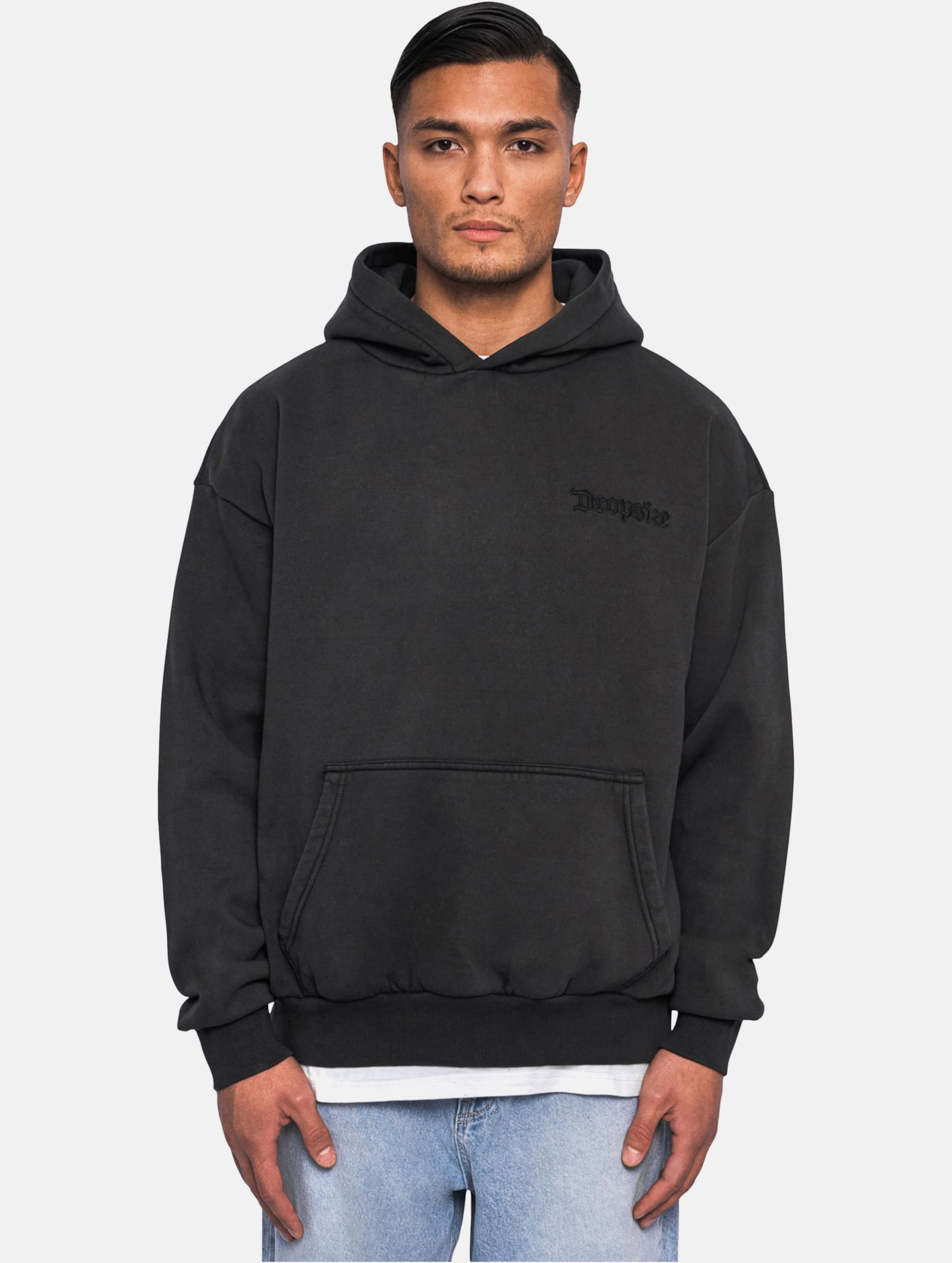 Dropsize HEAVY OVERSIZE EMBO HOODIE