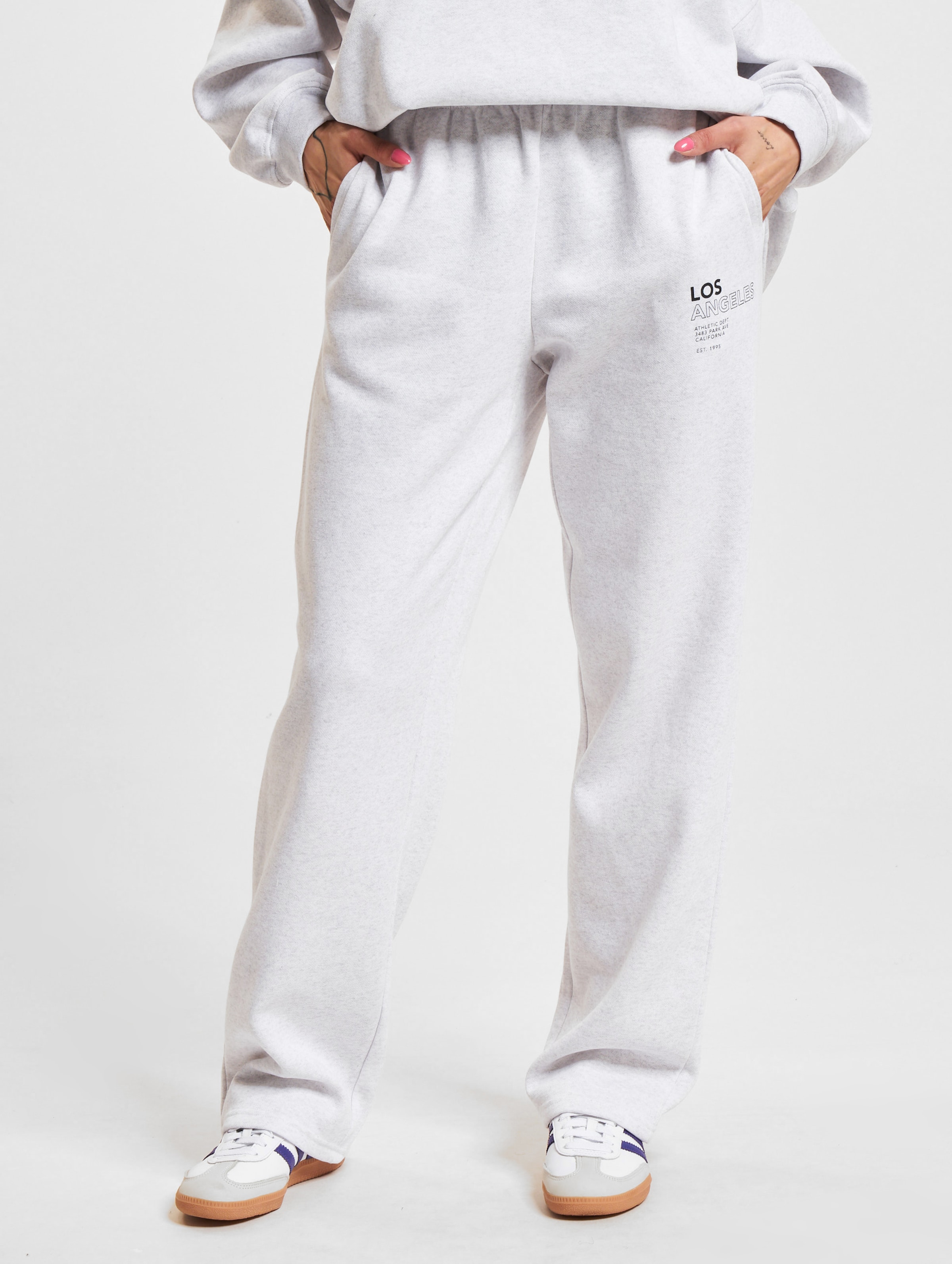 Only Daze Straight Print Stoffhosen