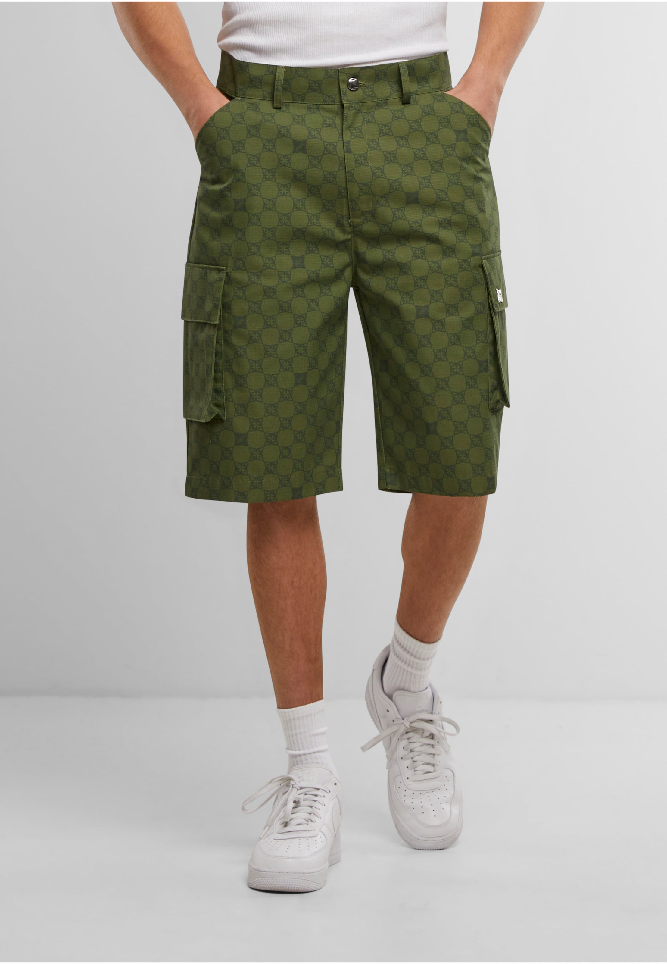 PEQUS Aether Monogram Ripstop Cargo Short