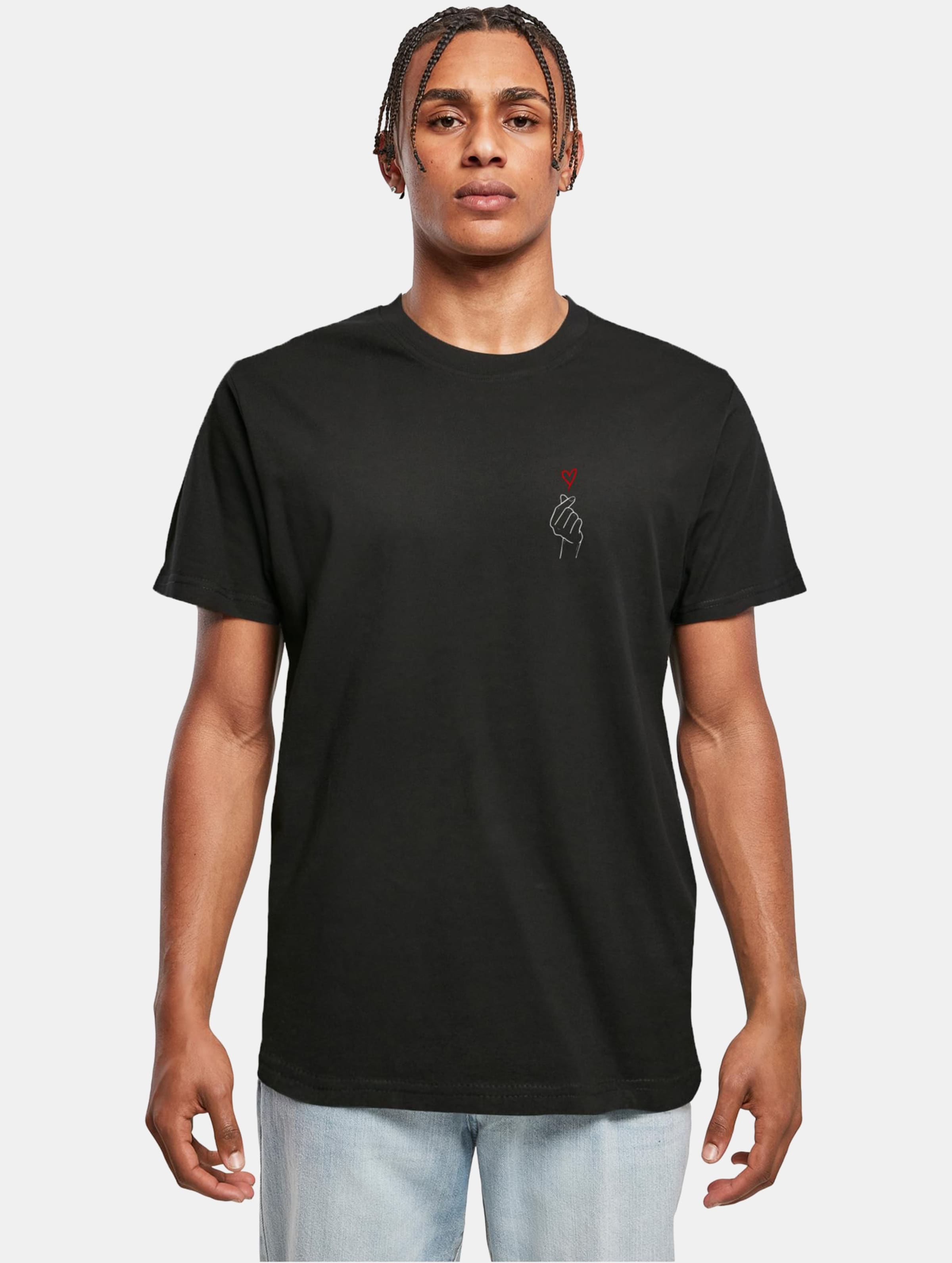 Merchcode POD K Heart T-Shirt Round Neck