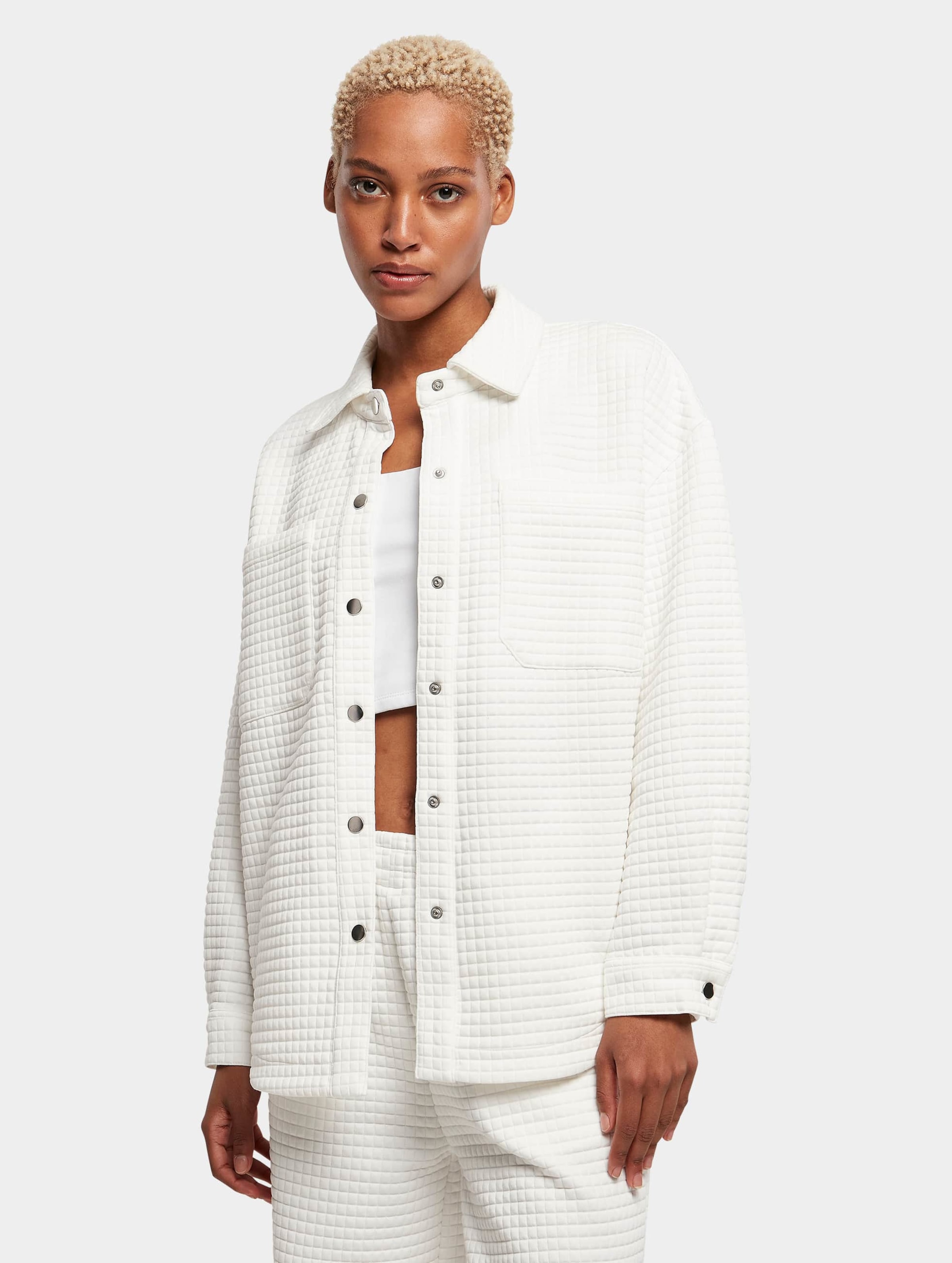 Urban Classics Ladies Quilted Sweat Overshirt